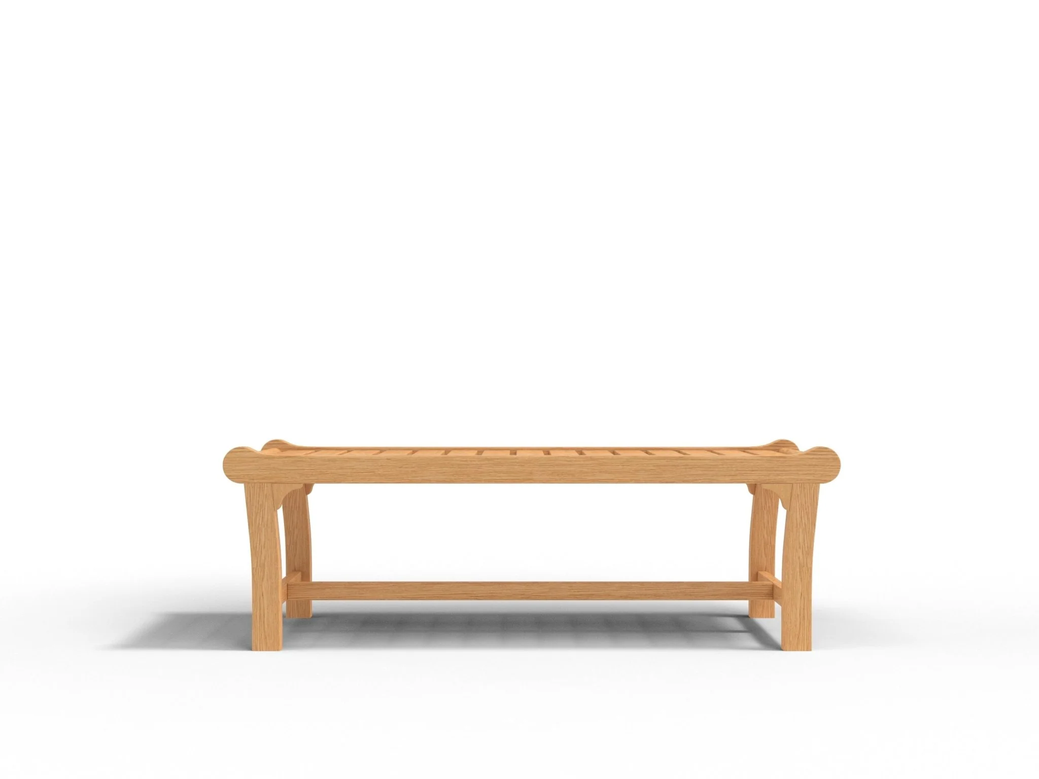 Alcantara Teak Bench - Image 2