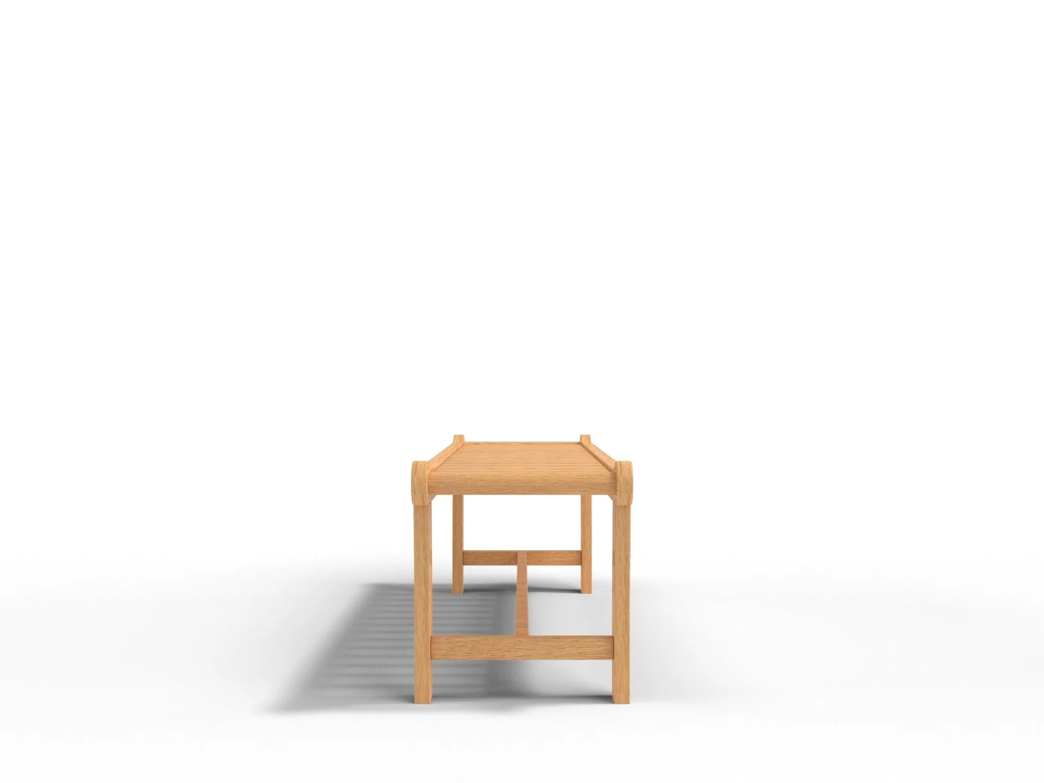 Alcantara Teak Bench - Image 3