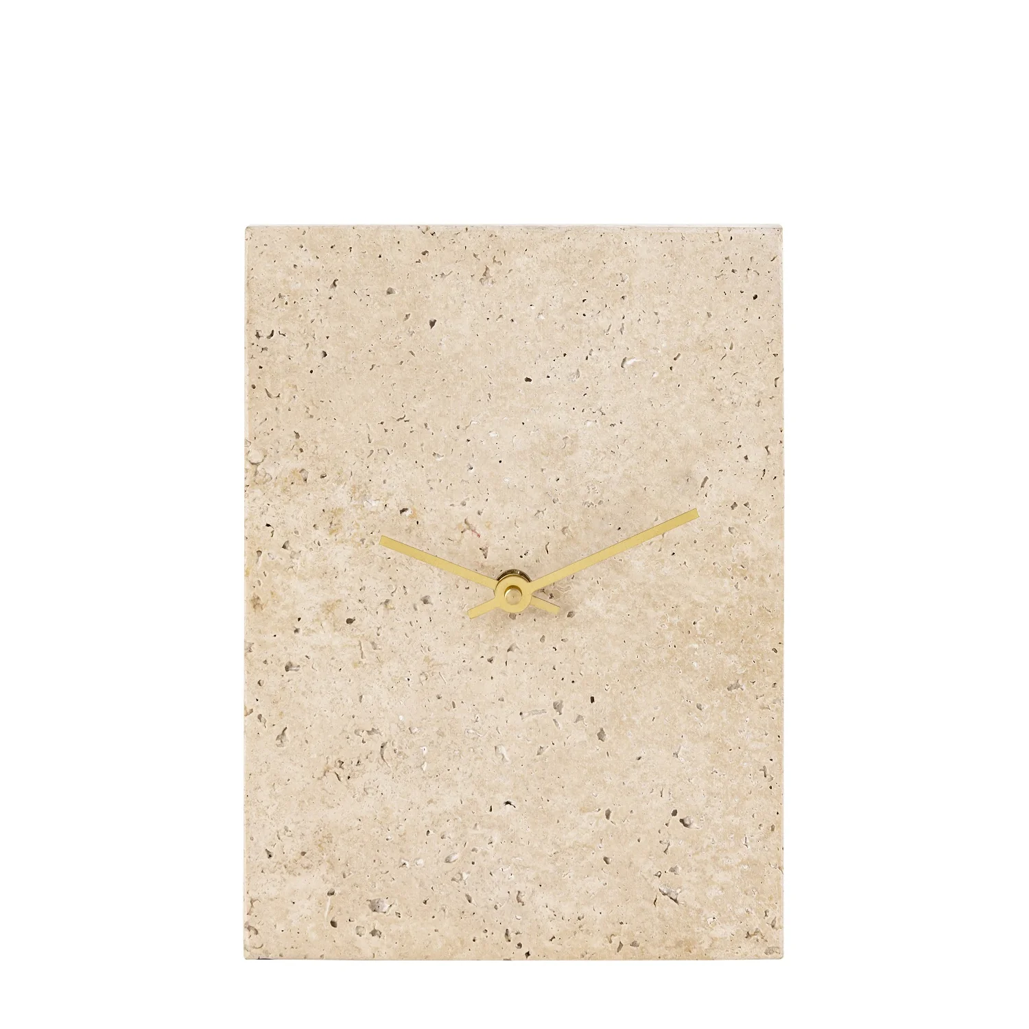 Alcott Travertine Table Clock - Image 3