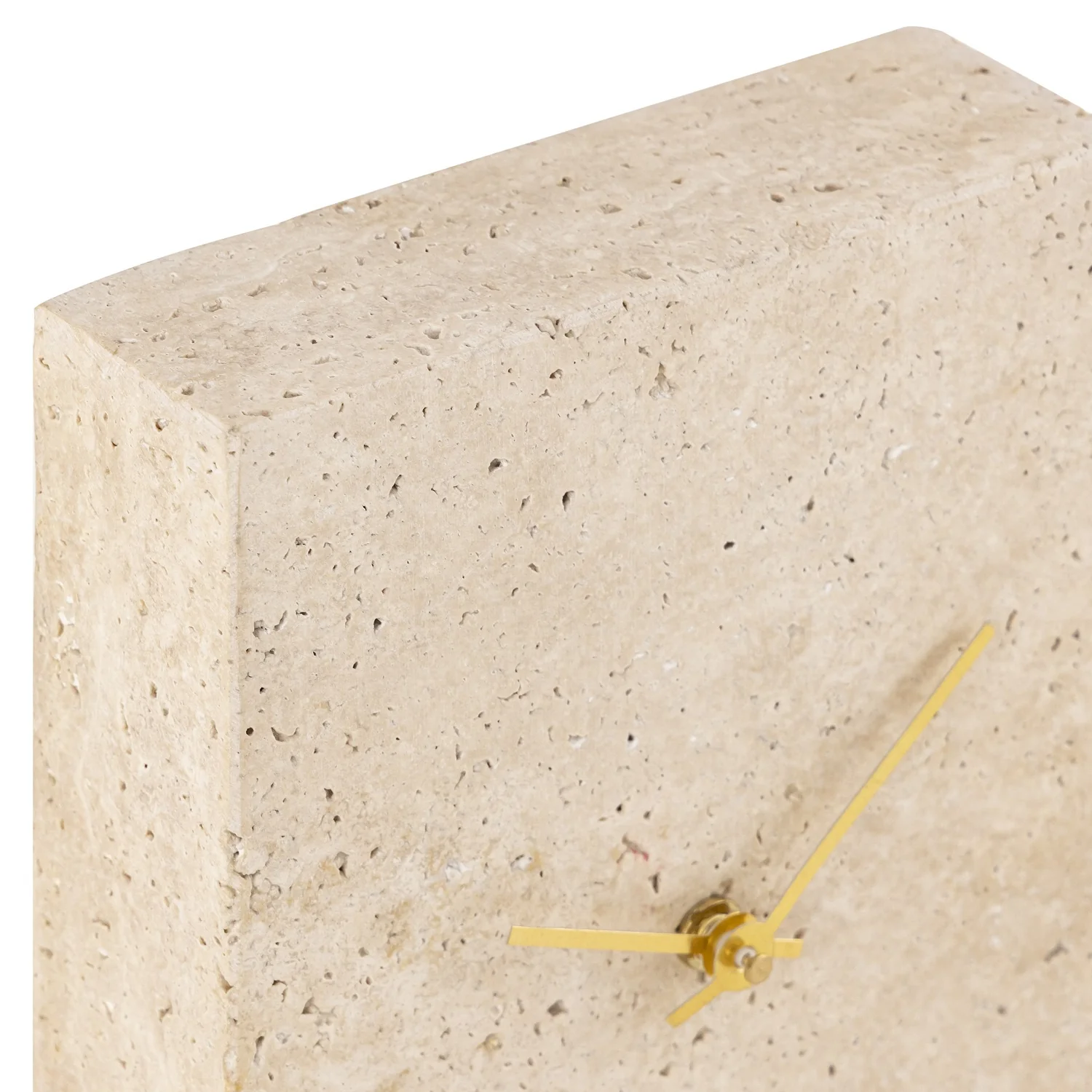 Alcott Travertine Table Clock - Image 4