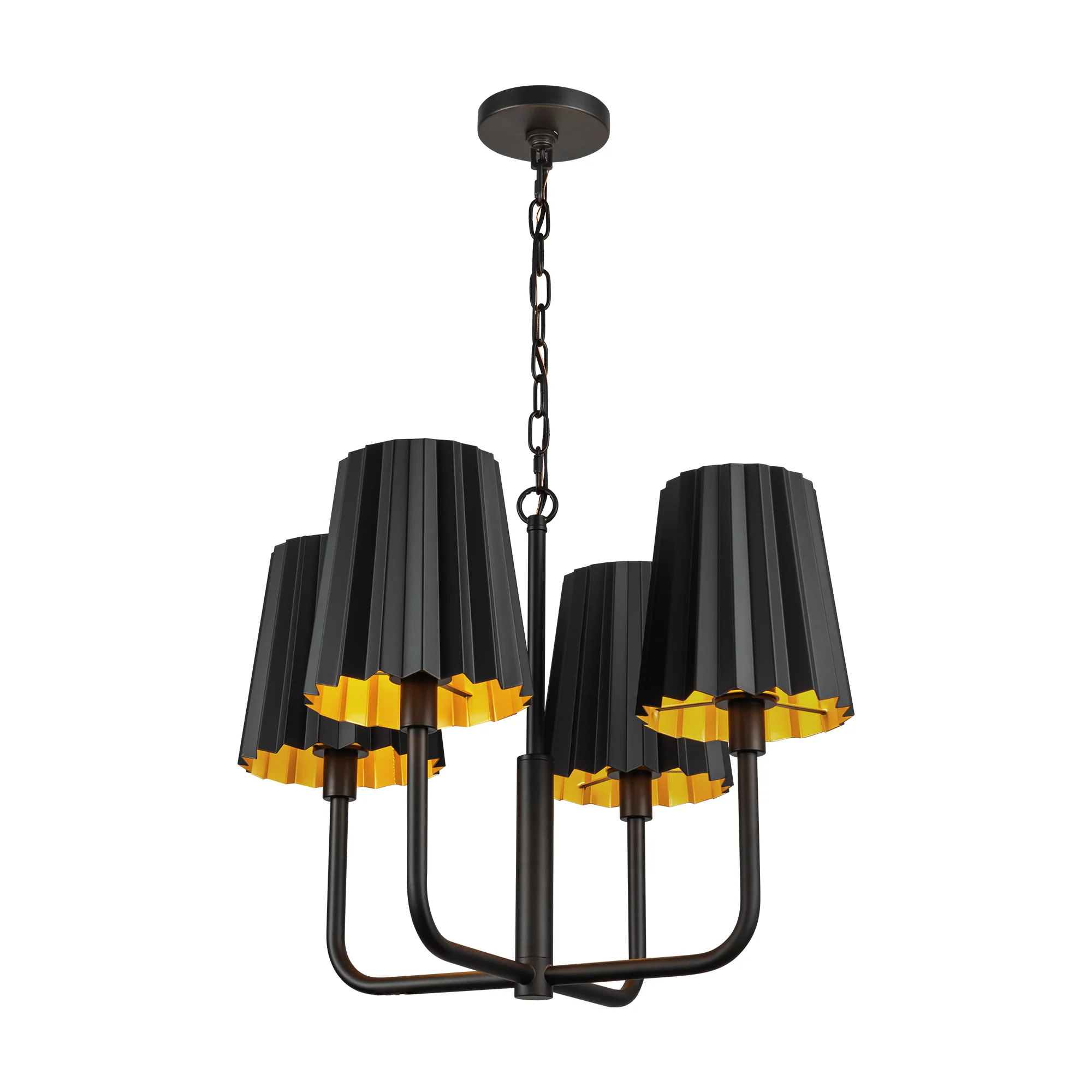 Allumer Pleated Chandelier - Image 4