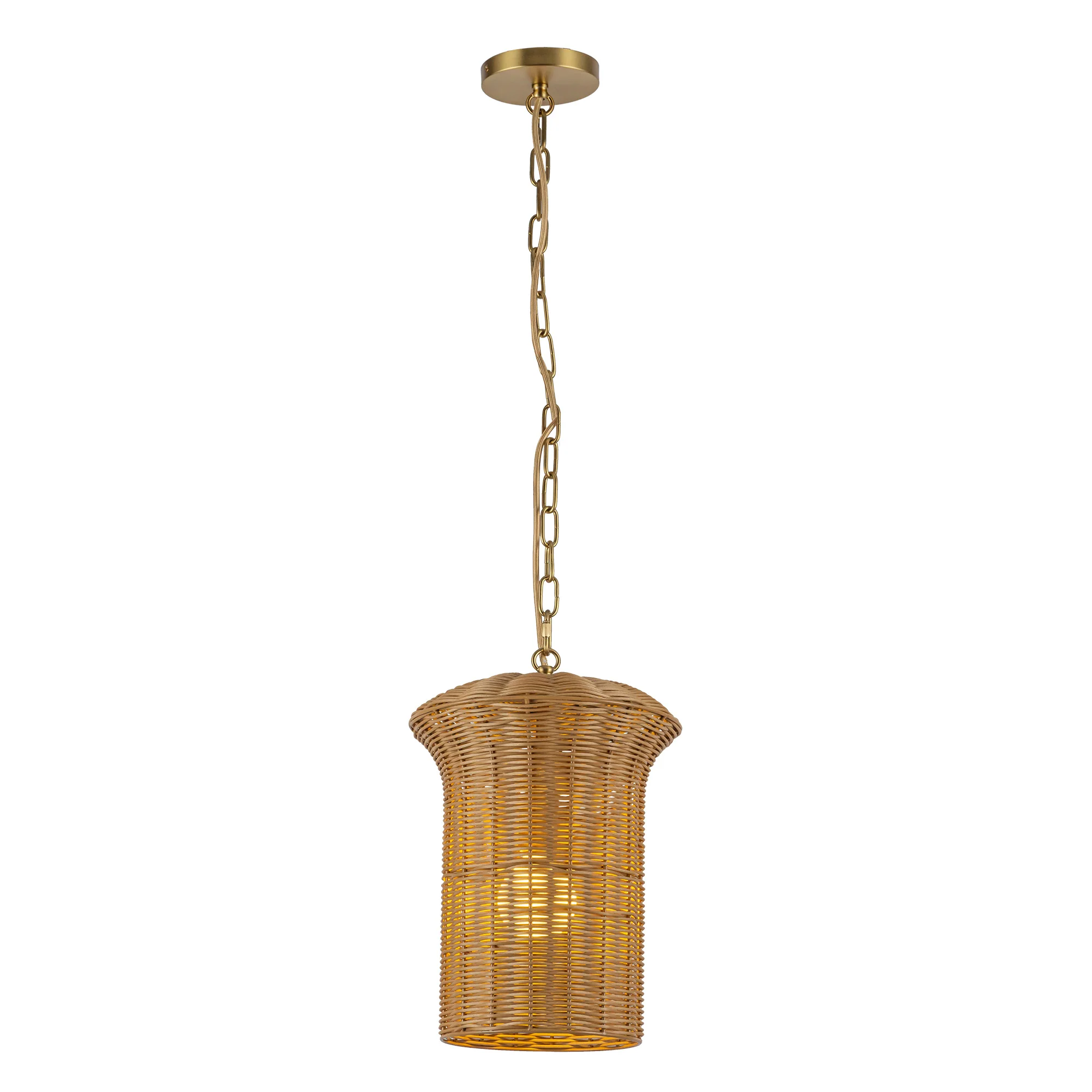 Almera Rattan Lantern Pendant - Image 10