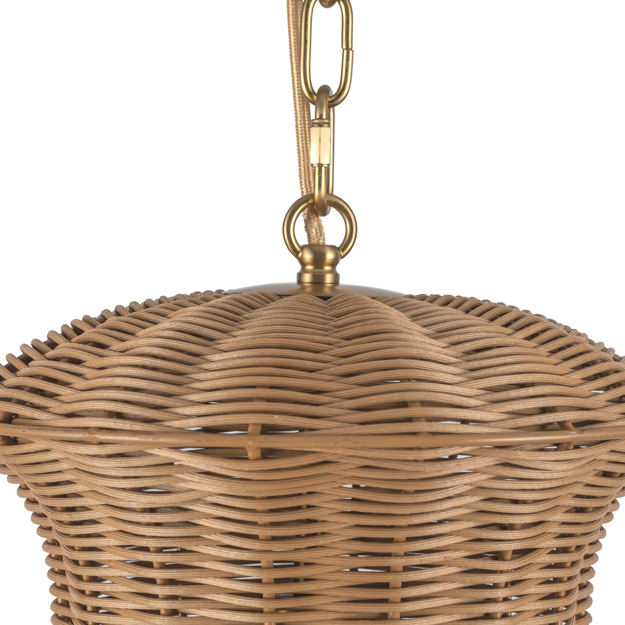 Almera Rattan Lantern Pendant - Image 11
