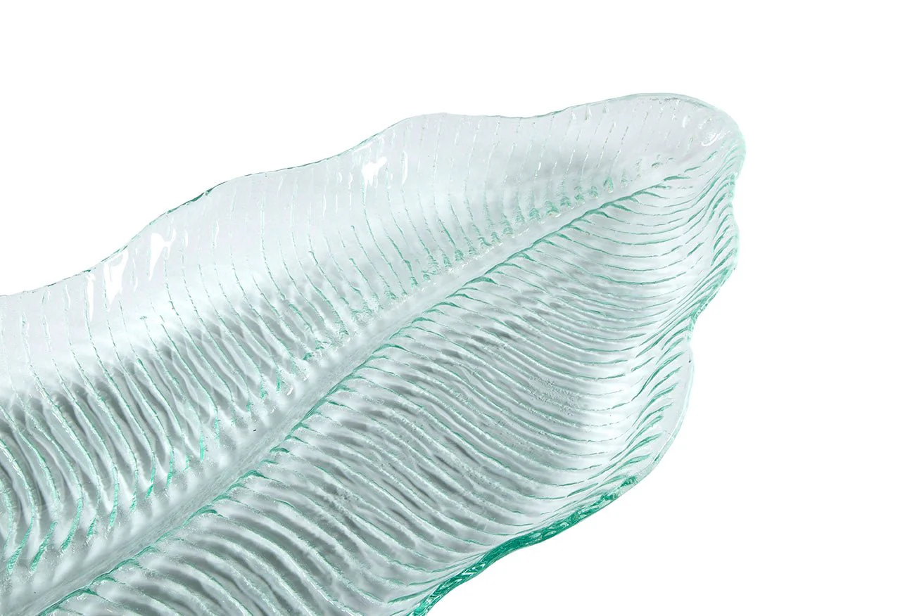 Alondra Glass Leaf Platter - Image 3
