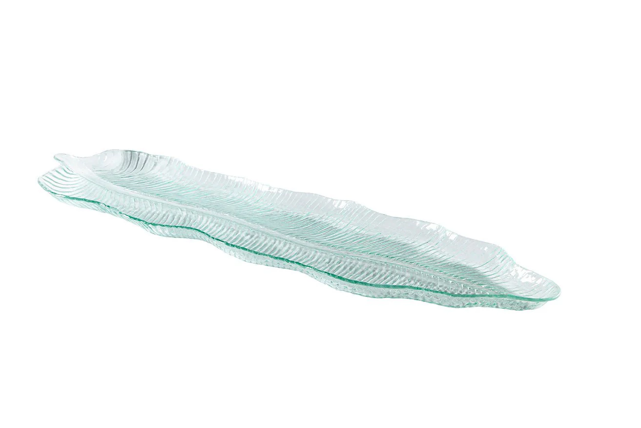 Alondra Glass Leaf Platter - Image 4