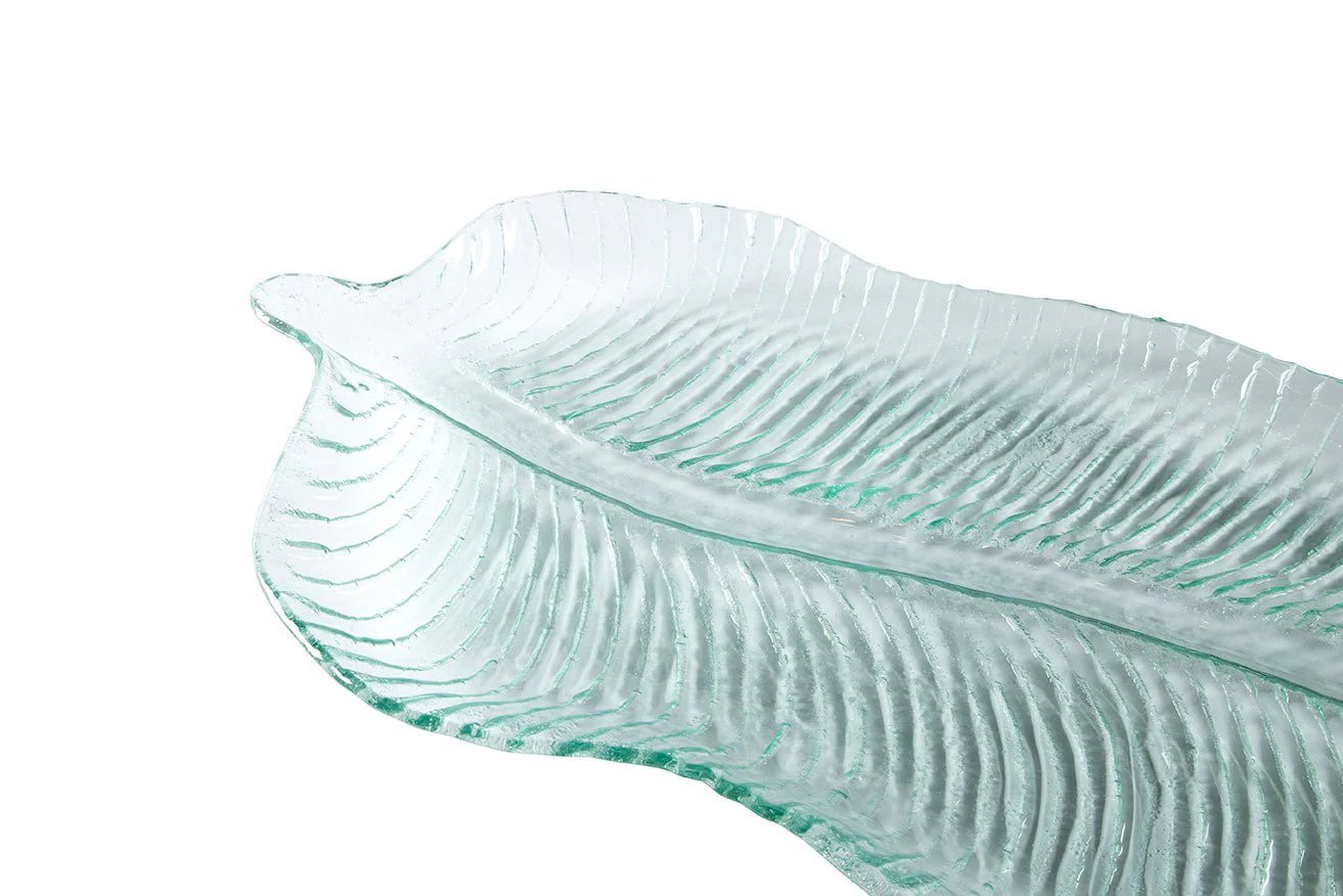 Alondra Glass Leaf Platter - Image 5
