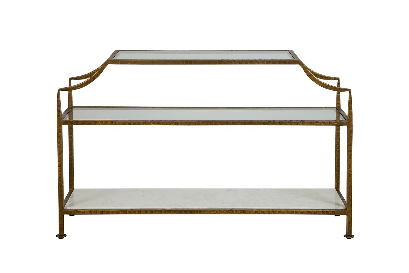 Altamura Metal and Marble Console - Image 2