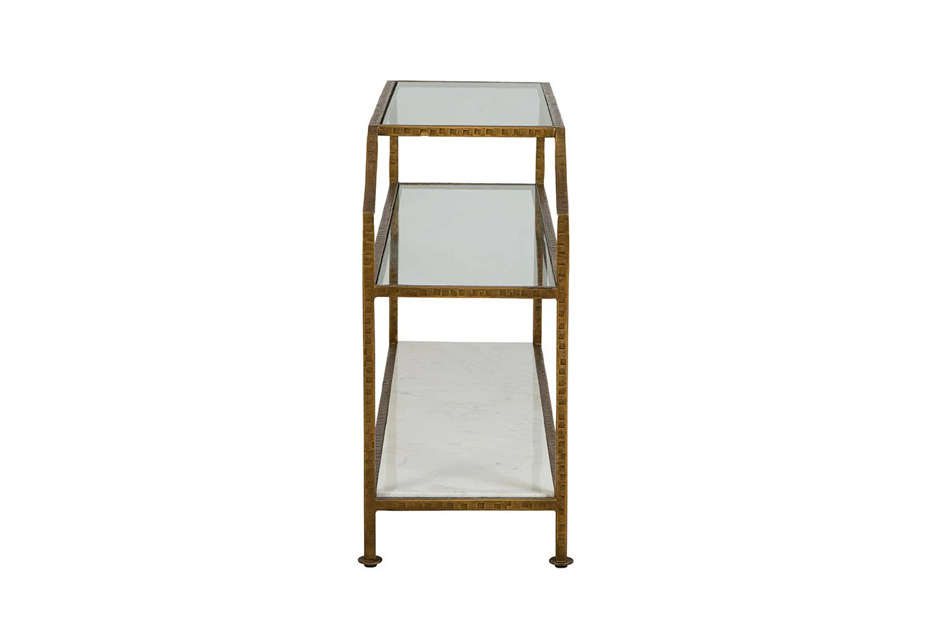 Altamura Metal and Marble Console - Image 3