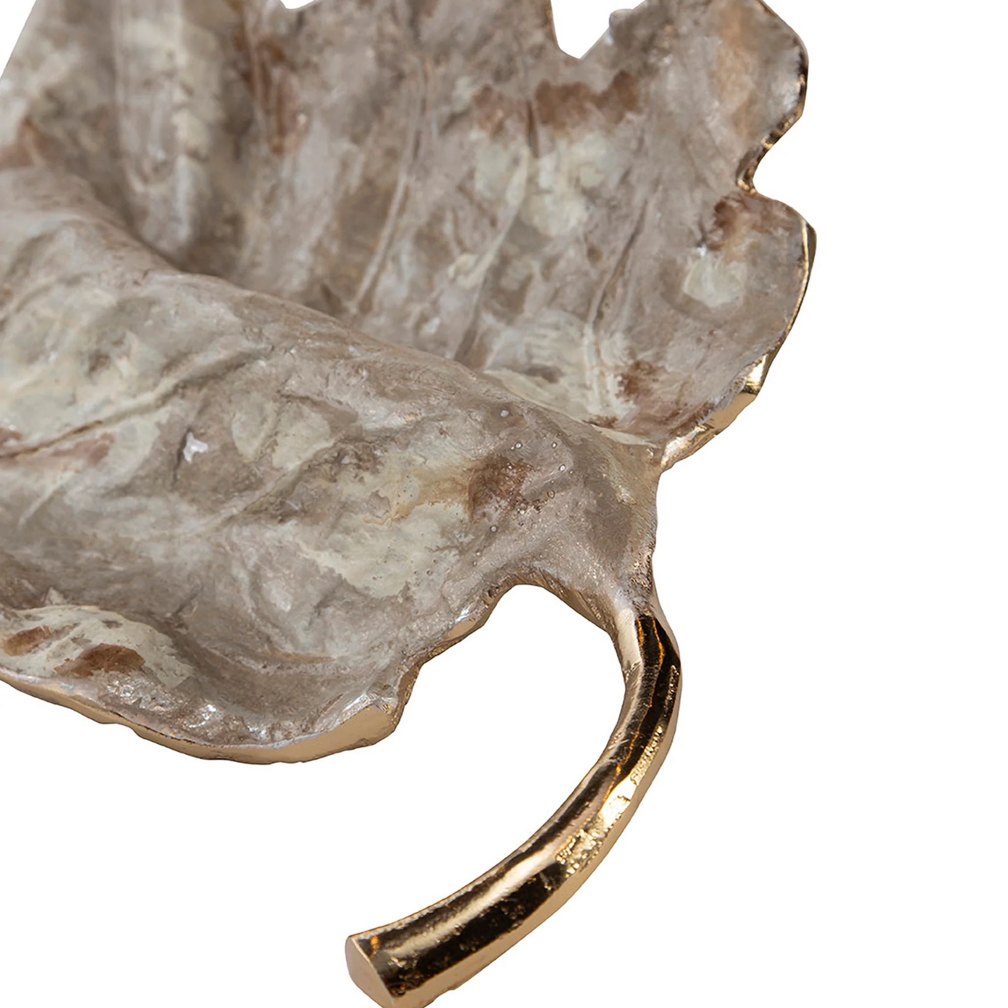 Altavilla Leaf Brass Bowl - Image 3