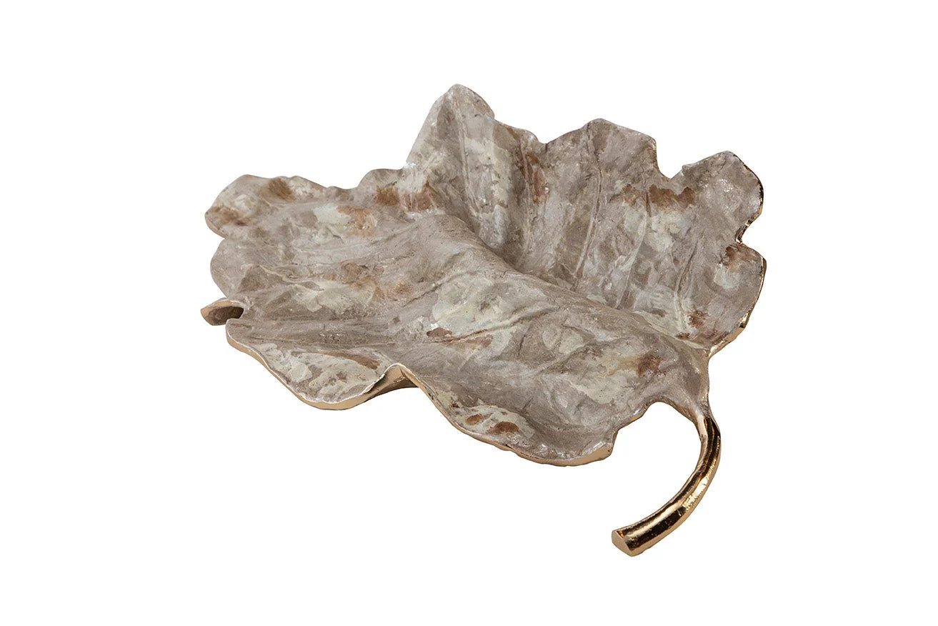 Altavilla Leaf Brass Bowl - Image 6