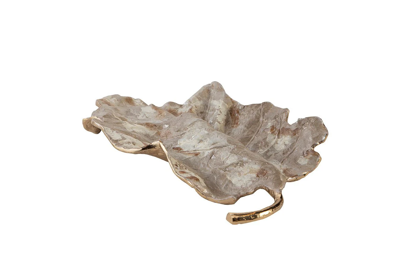 Altavilla Leaf Brass Bowl - Image 9