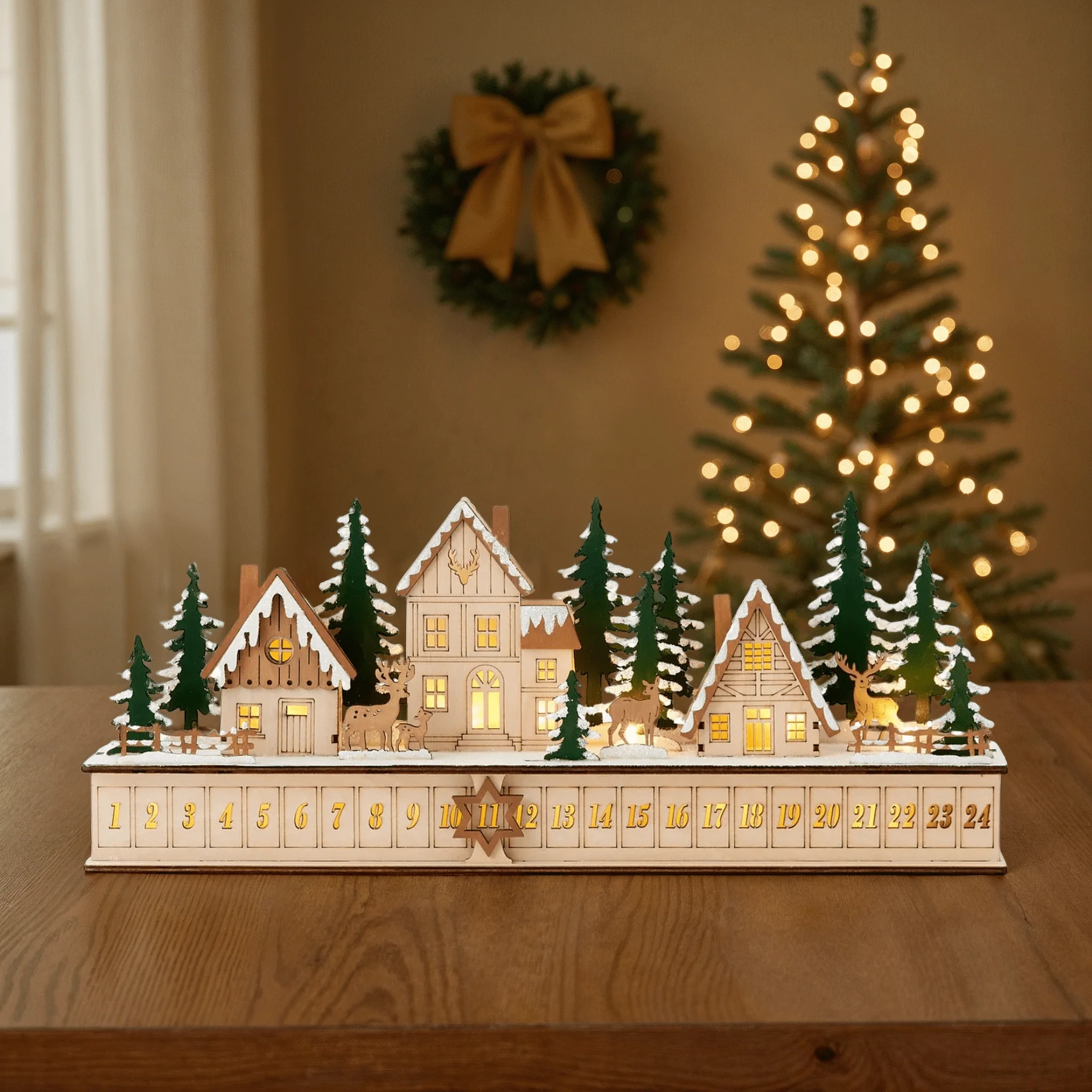 Altenburg Wood Advent Calendar - Image 2