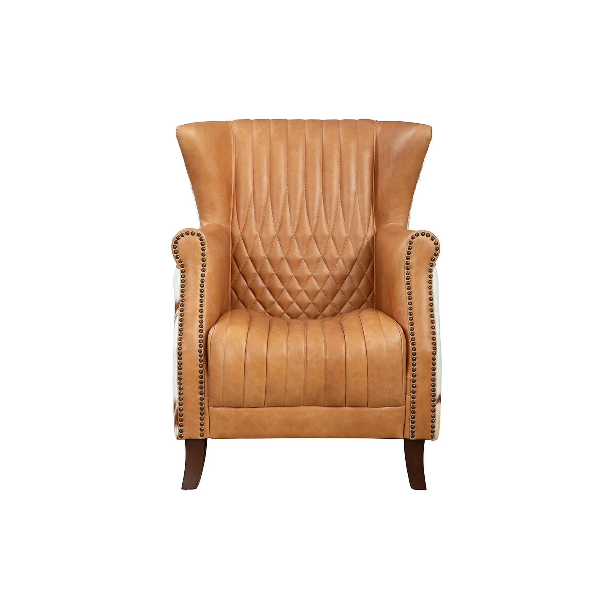 Amarillo Leather Hide Armchair - Image 3