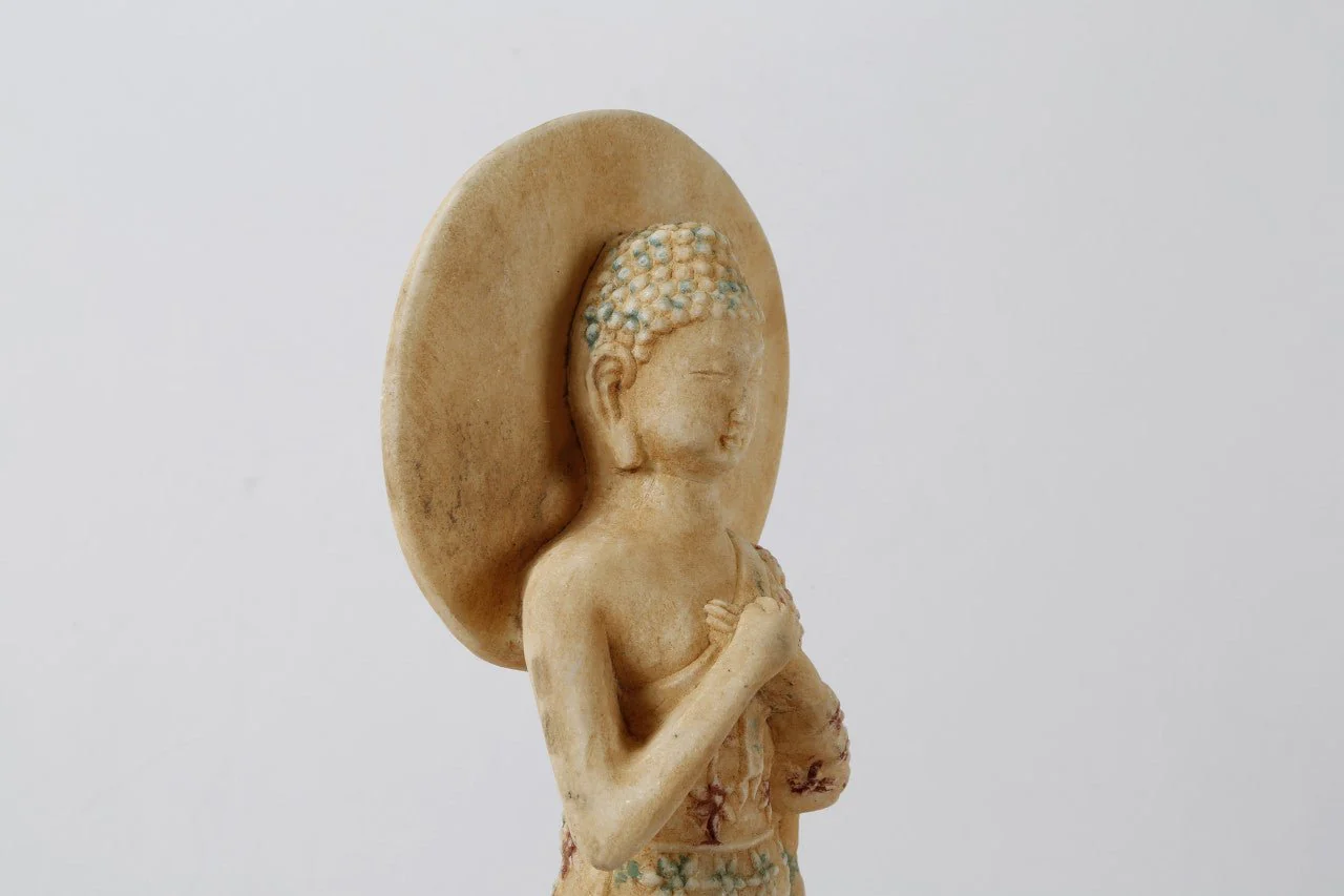 Ananda Marble Buddha Sculpture - Image 10