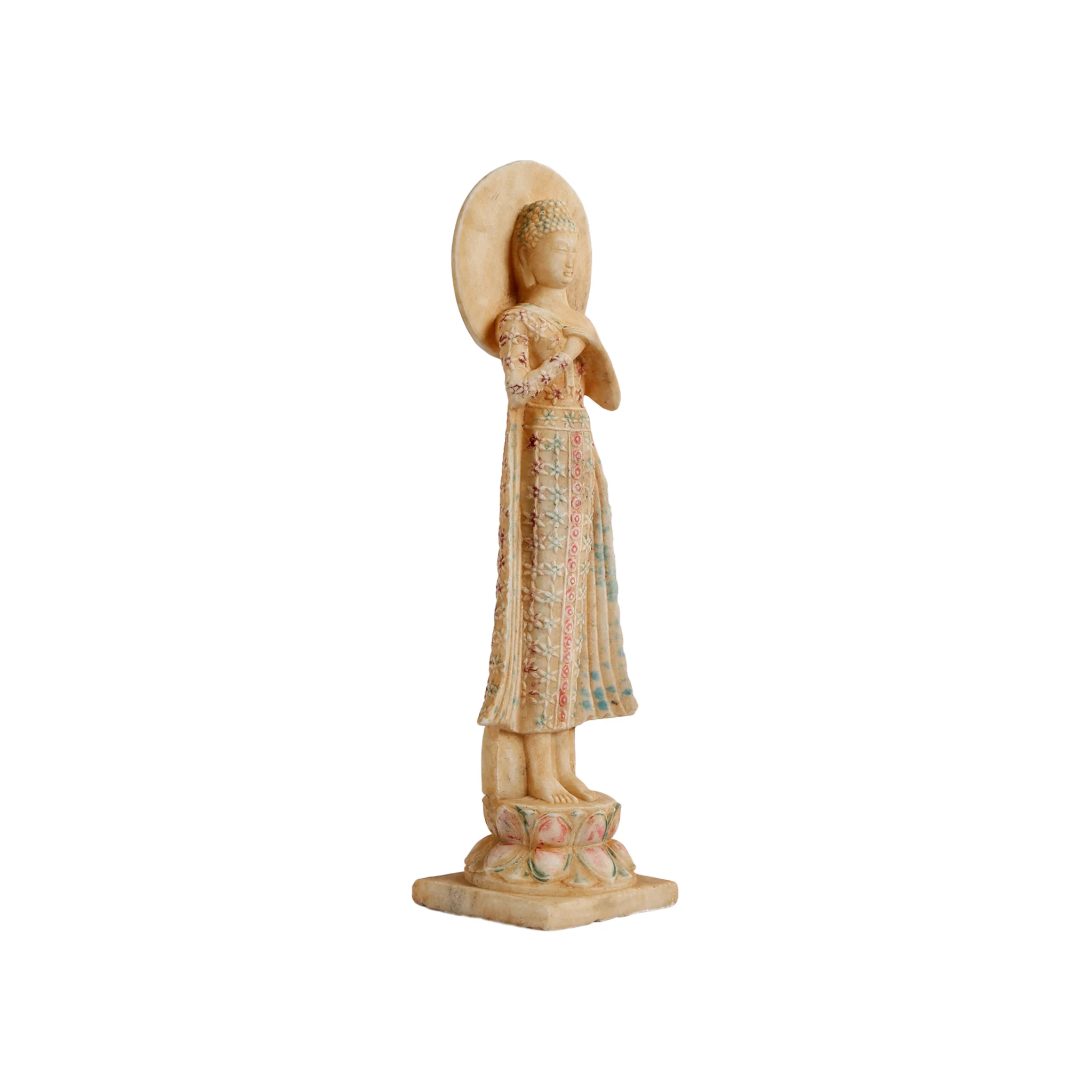 Ananda Marble Buddha Sculpture - Image 2