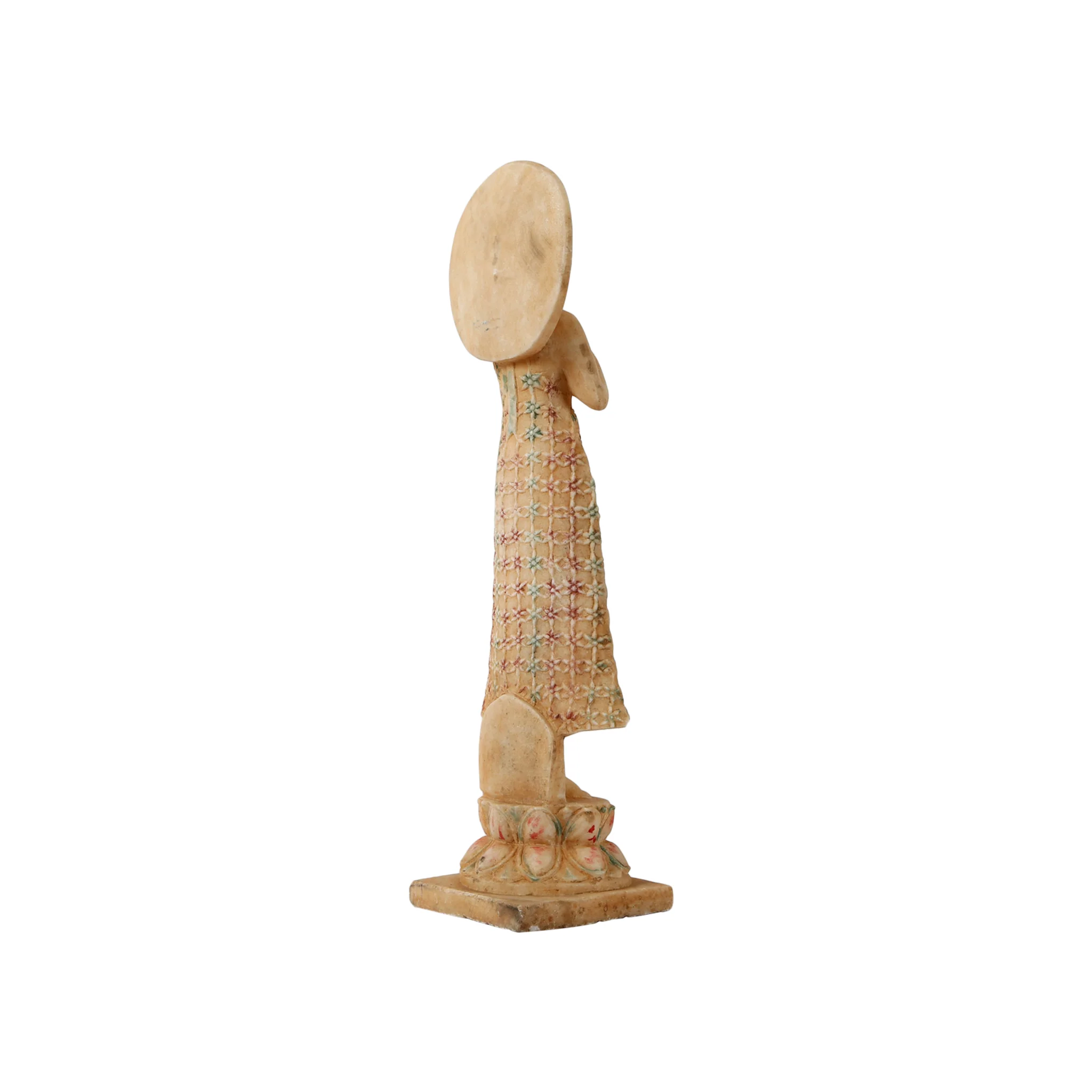 Ananda Marble Buddha Sculpture - Image 3