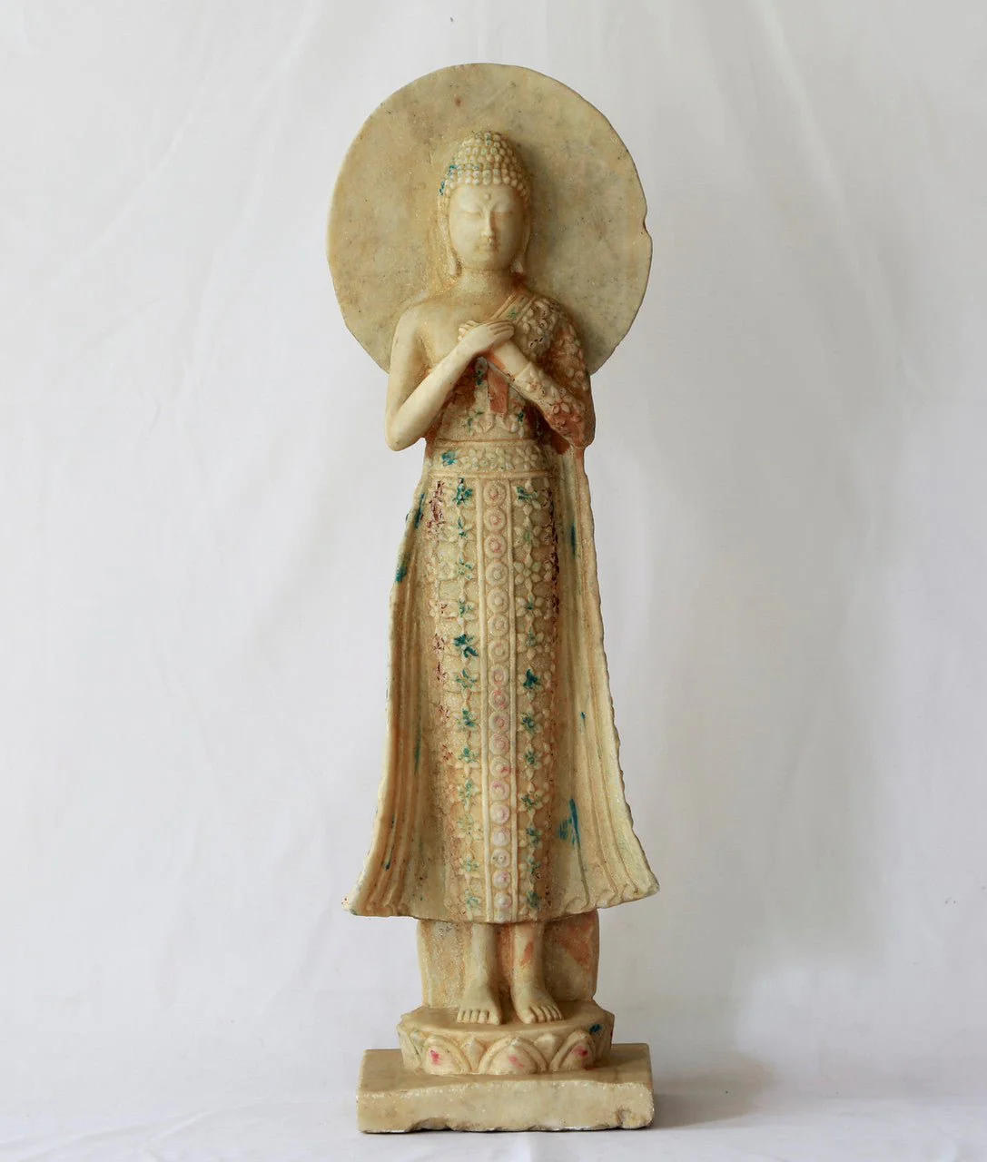 Ananda Marble Buddha Sculpture - Image 5