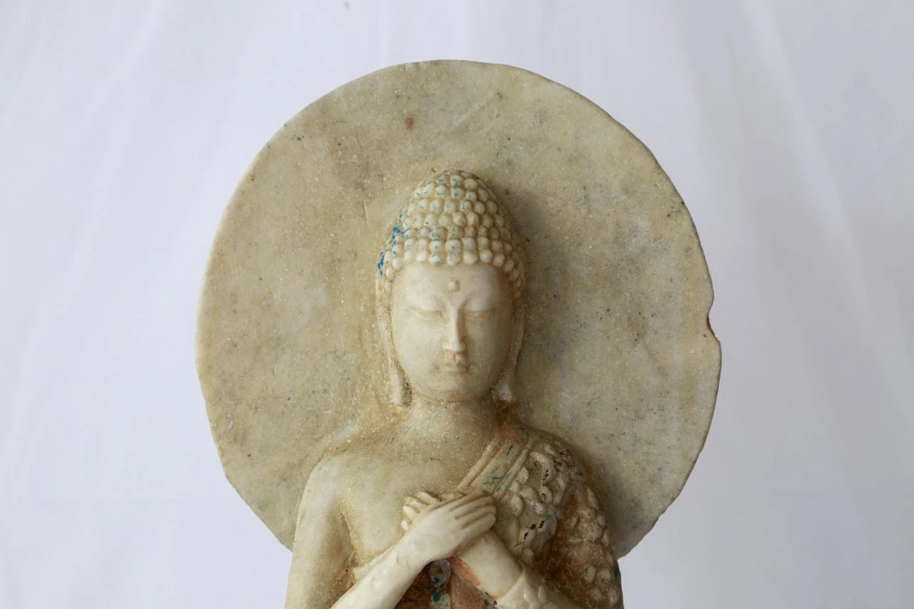 Ananda Marble Buddha Sculpture - Image 7