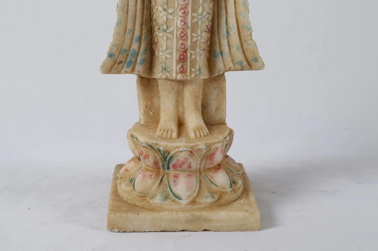Ananda Marble Buddha Sculpture - Image 9