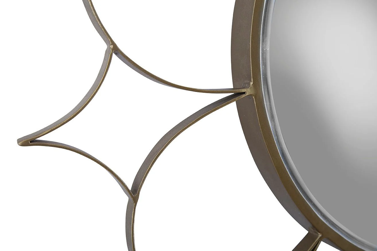 Anara Iron Floral Mirror - Image 4