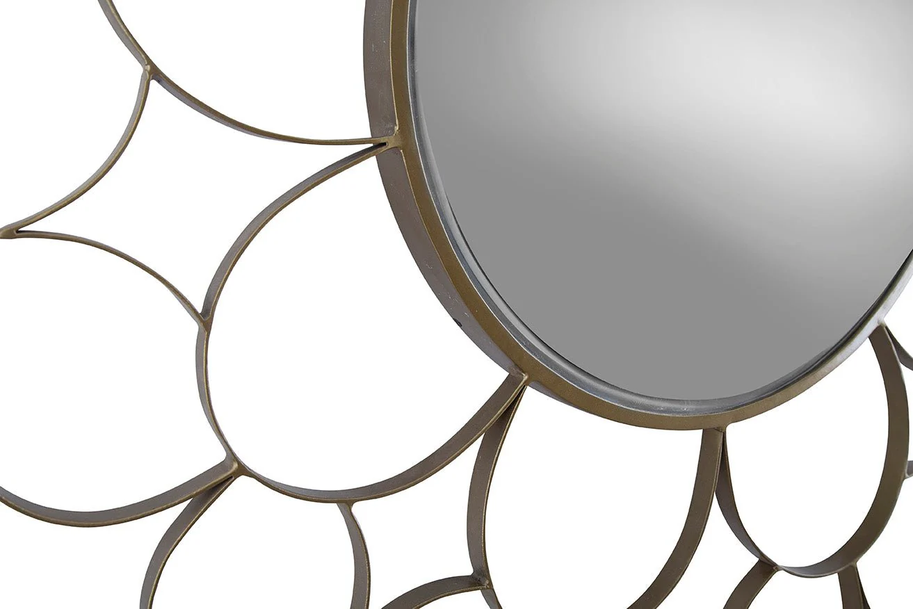 Anara Iron Floral Mirror - Image 5