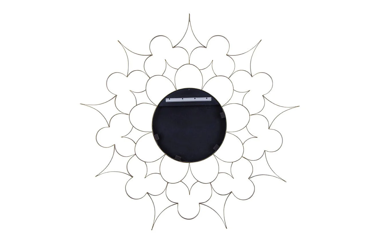 Anara Iron Floral Mirror - Image 7
