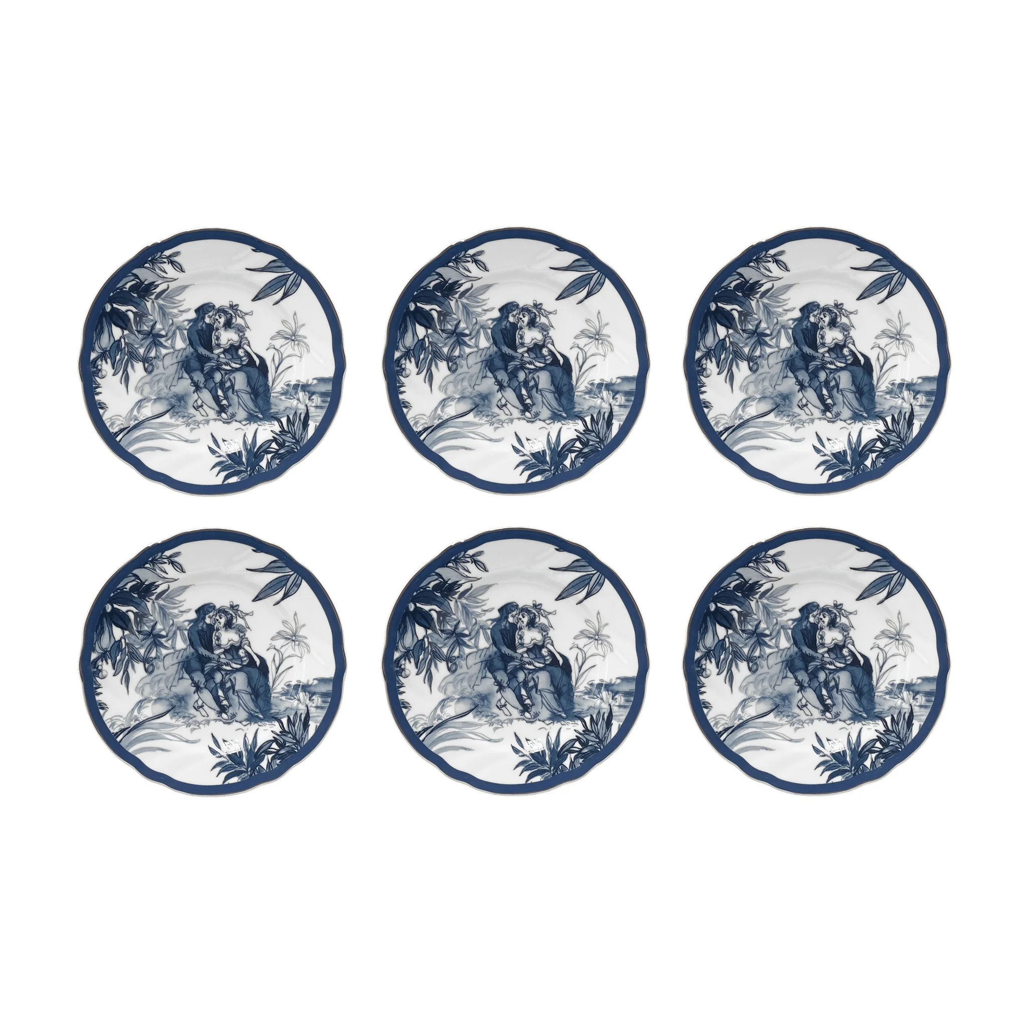 Antoinette Dessert Plates, Set of 6