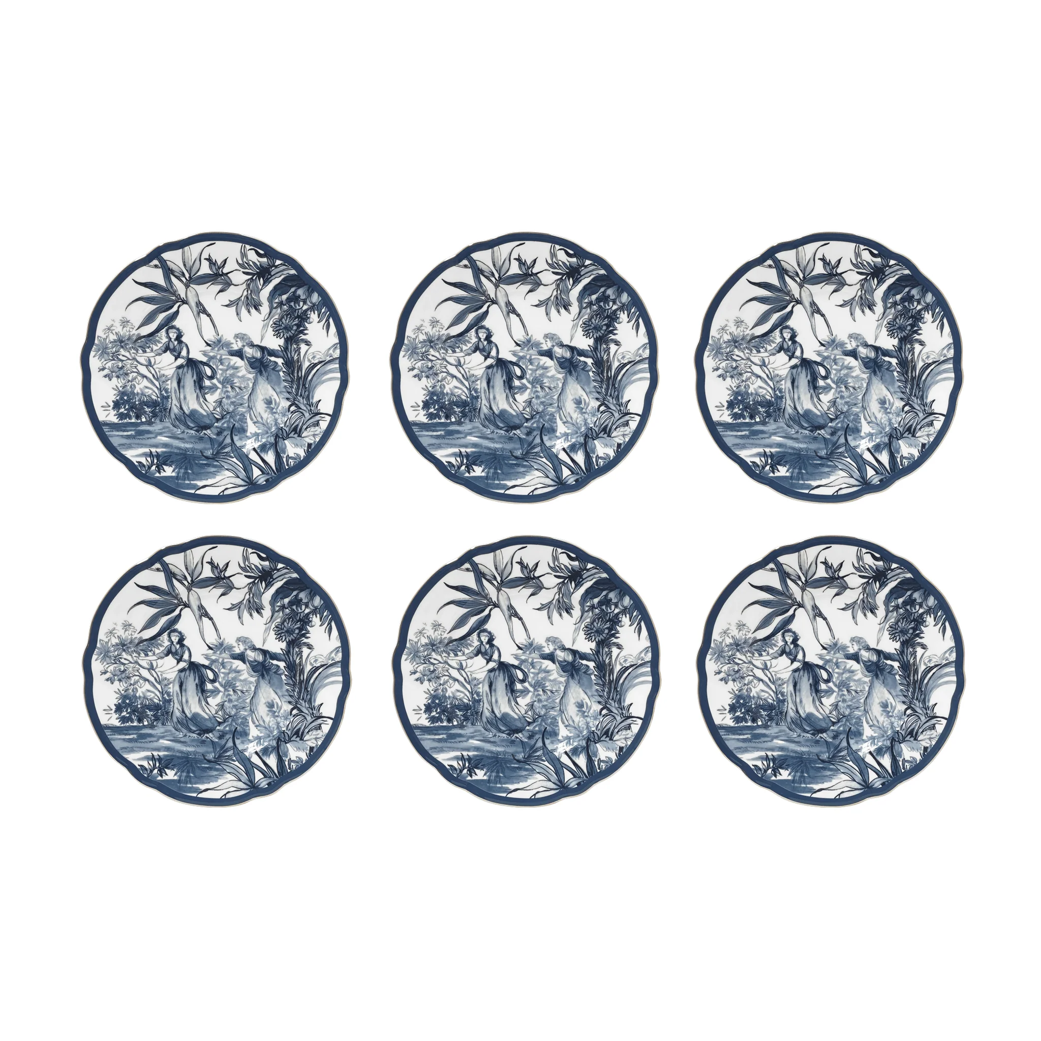 Antoinette Dinner Plates, Set of 6 - Image 4