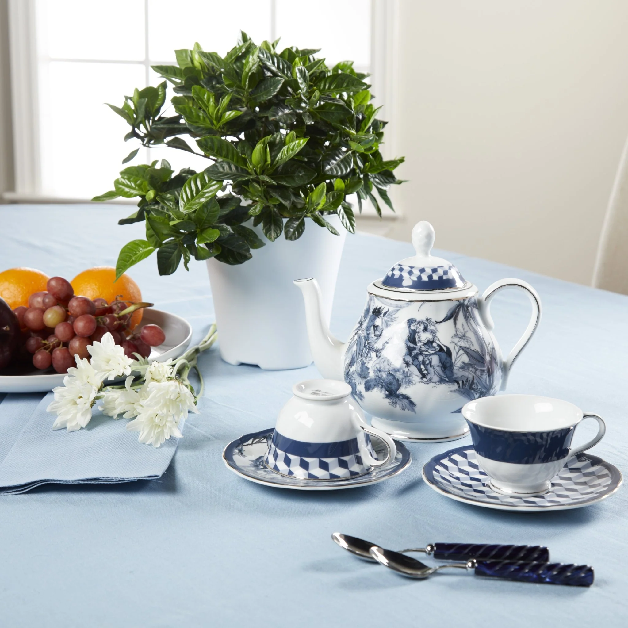 Antoinette Teacups, Set of 2 - Image 3