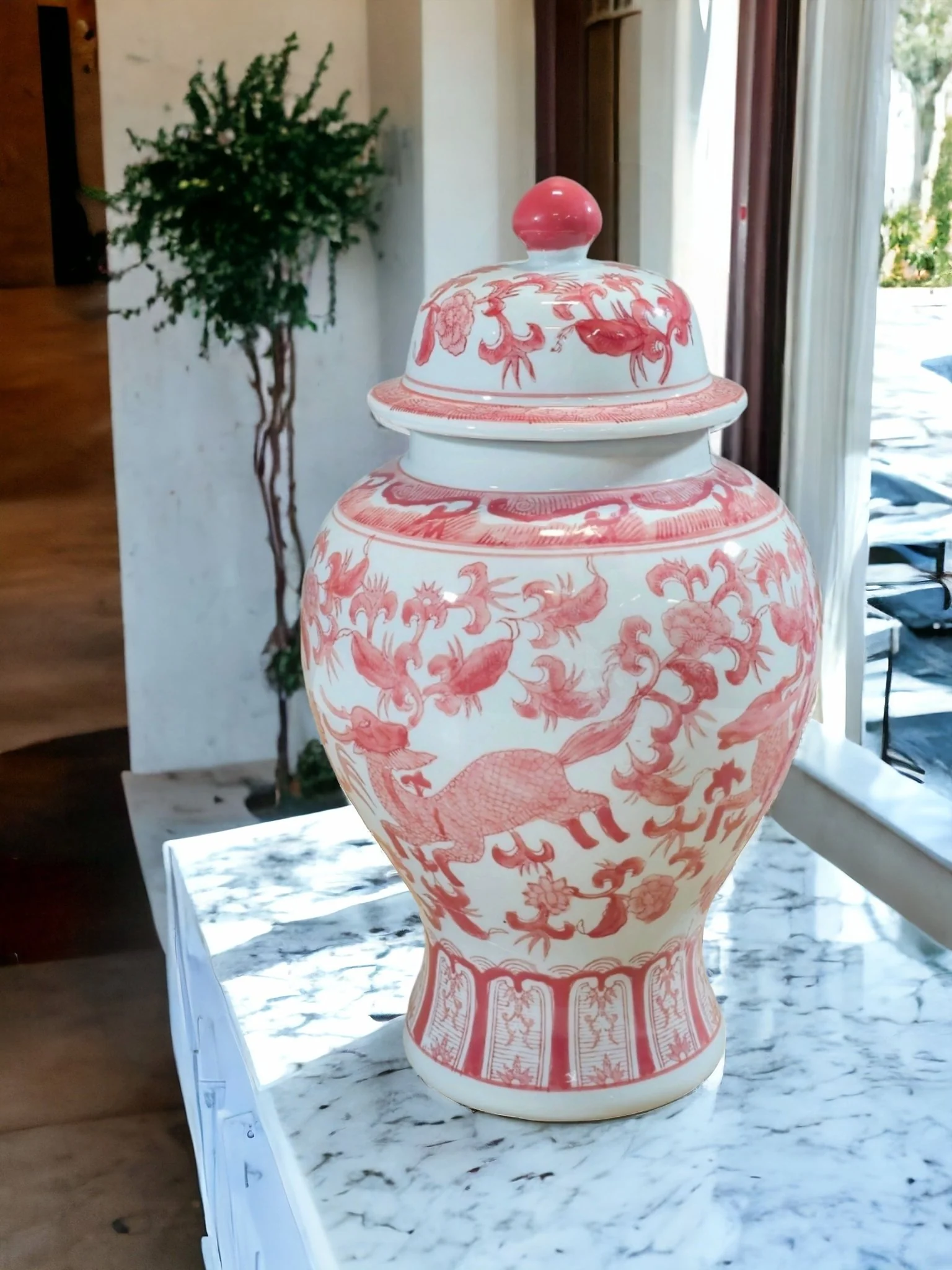 Ardahan Porcelain Qilin Jar - Image 2