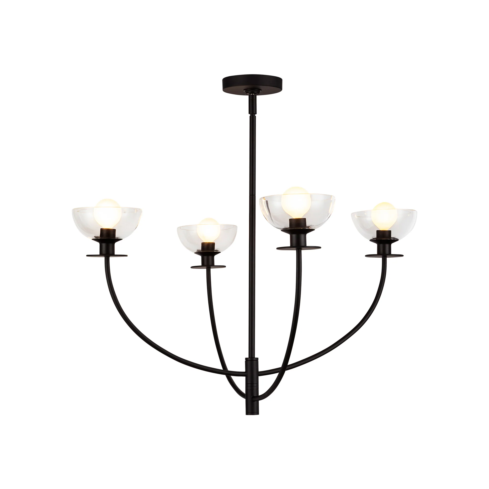 Aria Clear Glass Chandelier