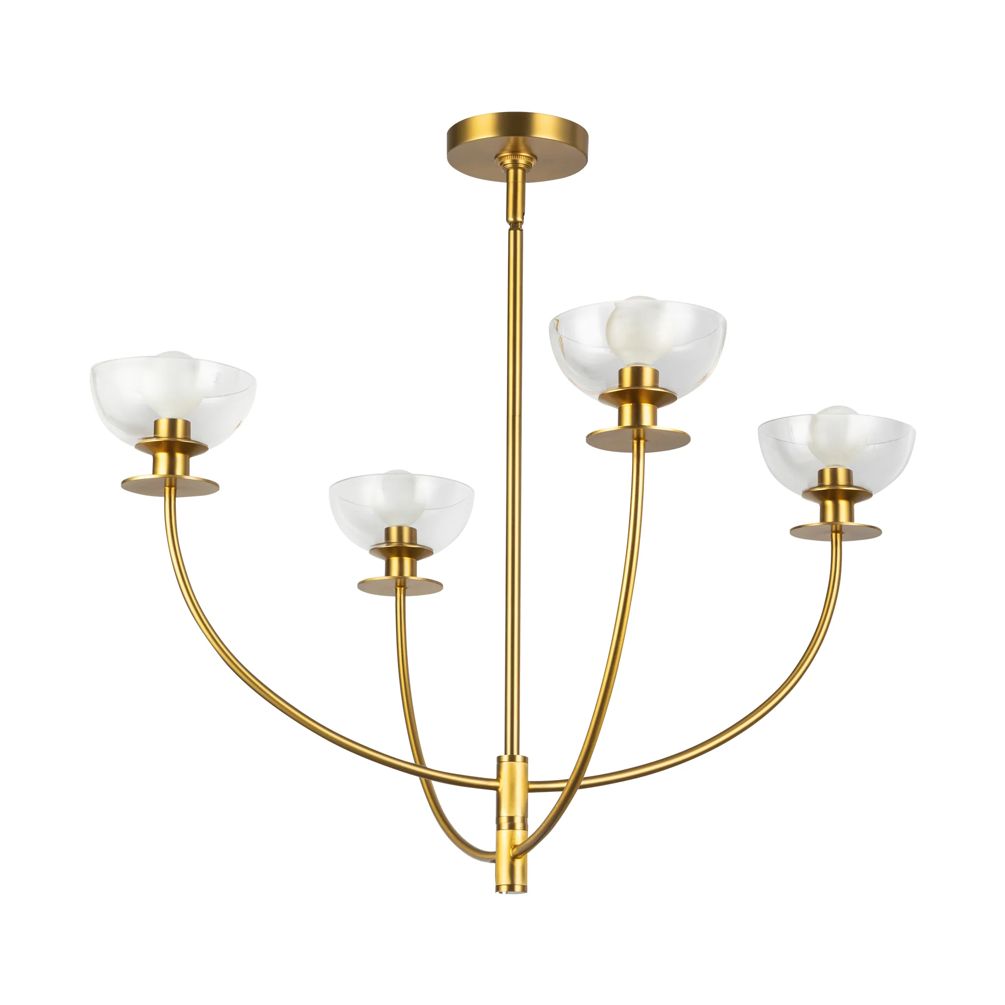 Aria Clear Glass Chandelier - Image 10