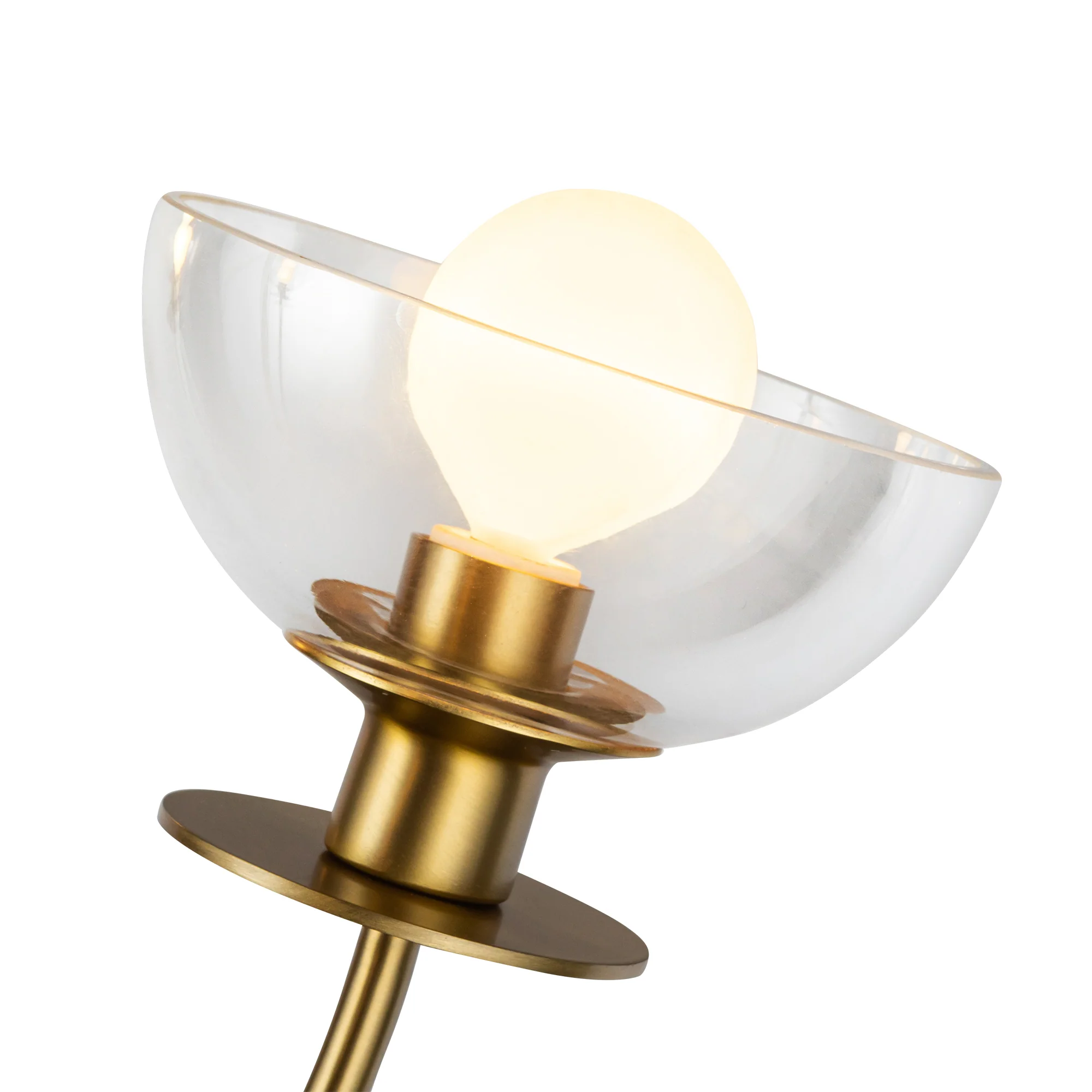 Aria Clear Glass Chandelier - Image 11