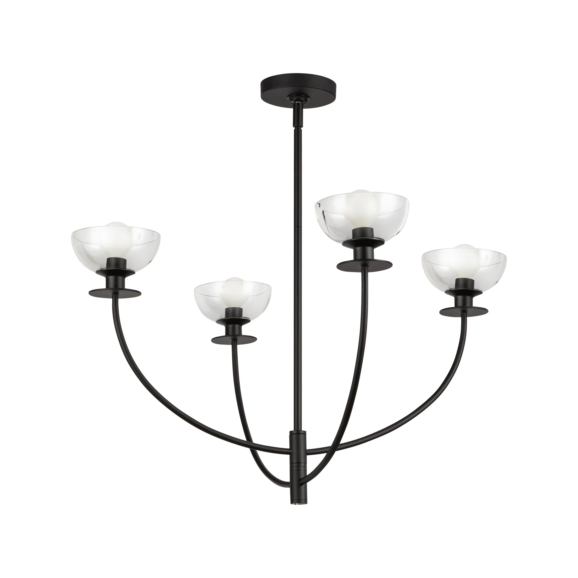 Aria Clear Glass Chandelier - Image 4