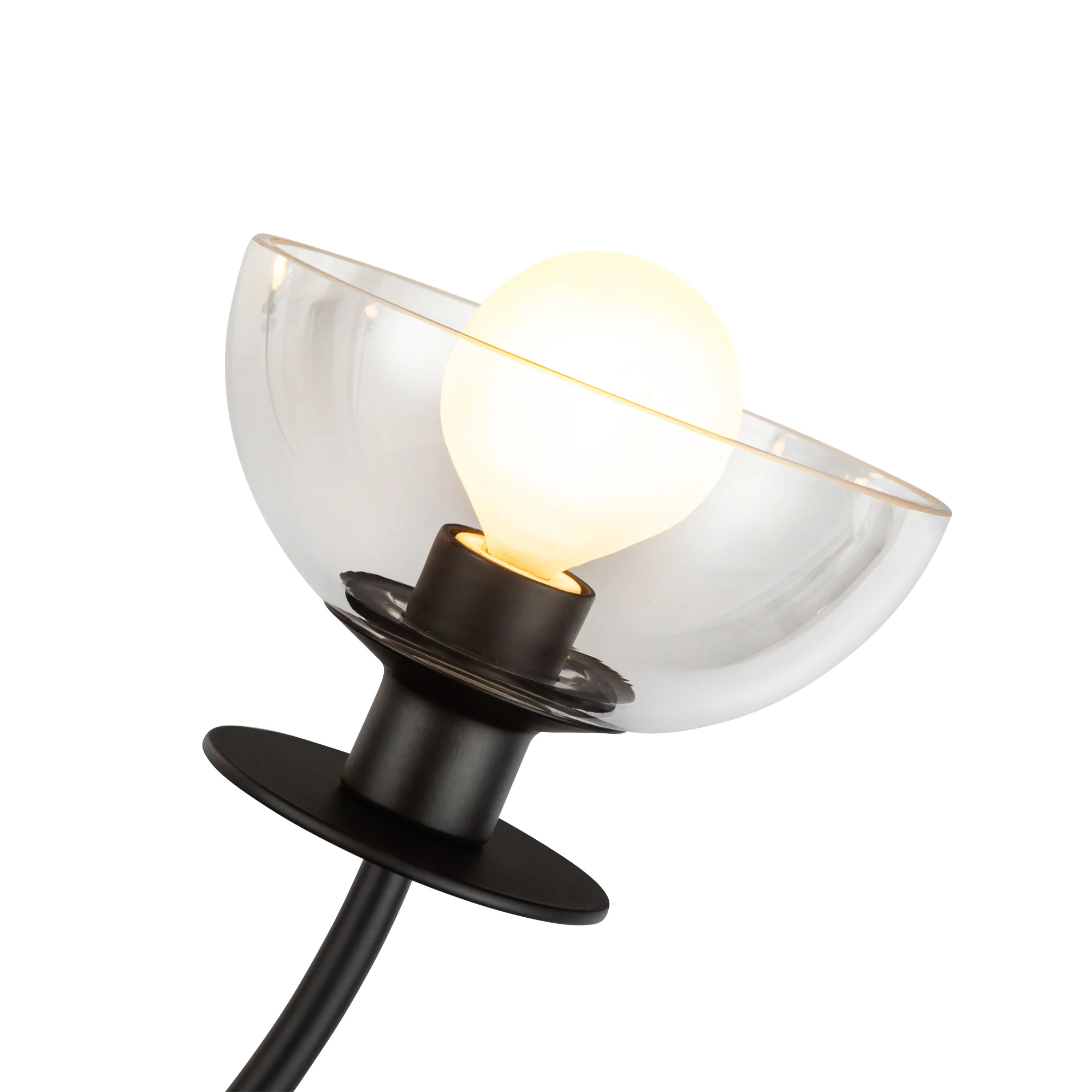 Aria Clear Glass Chandelier - Image 5