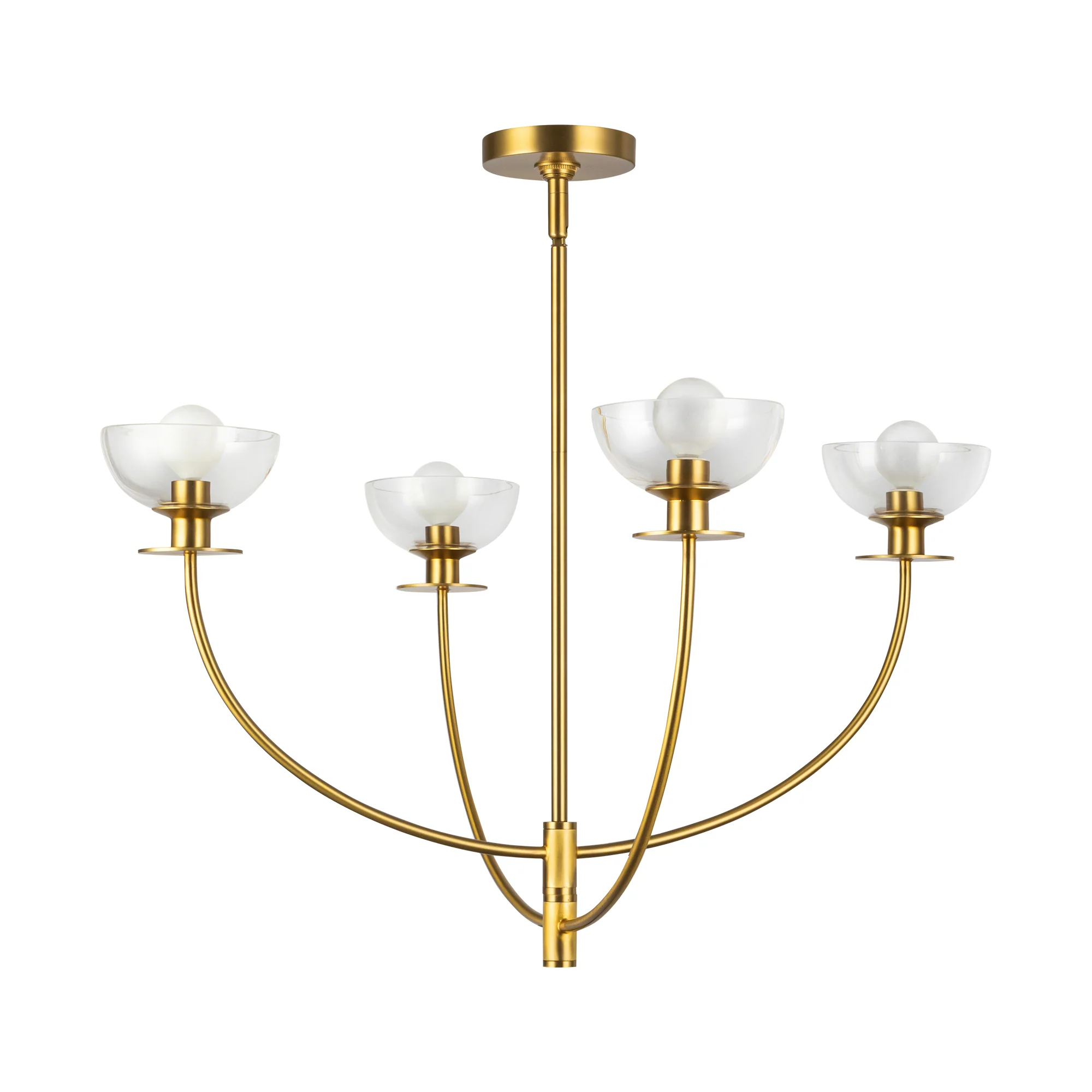 Aria Clear Glass Chandelier - Image 8