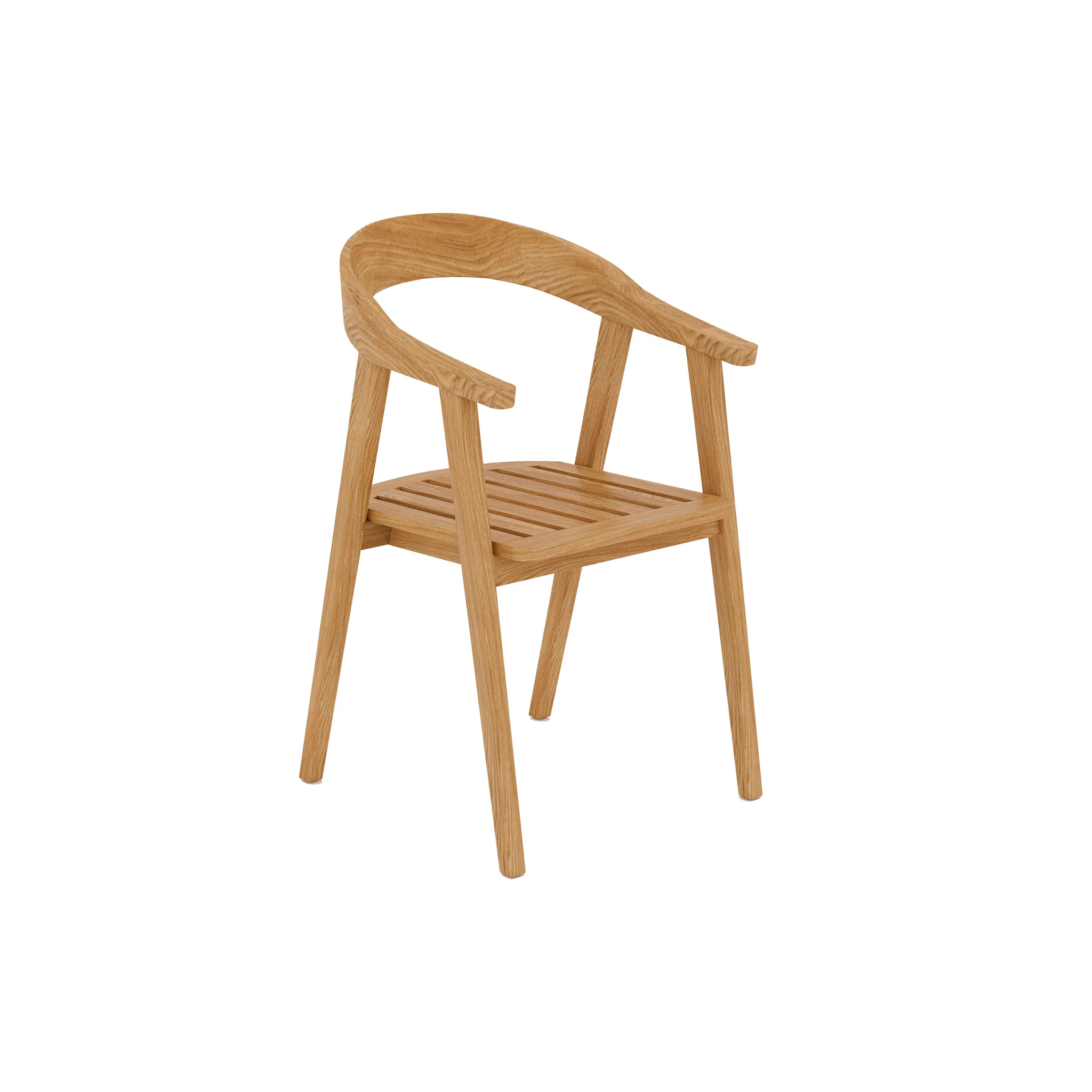 Arvella Teak Arm Chair - Image 2