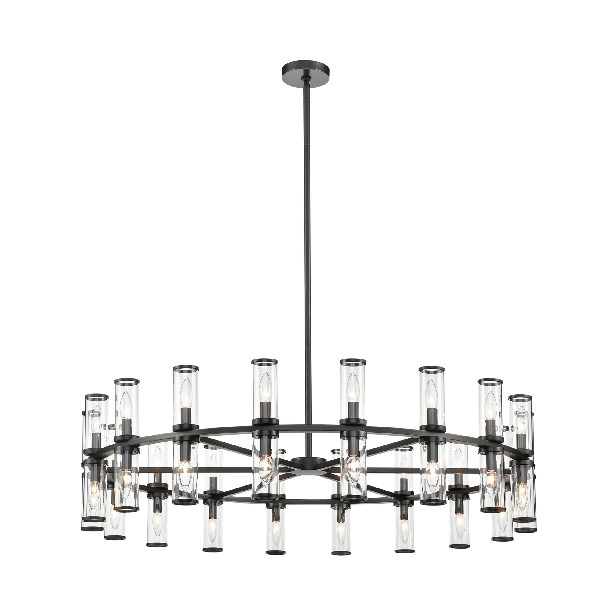 Arvello Glass Ring Chandelier