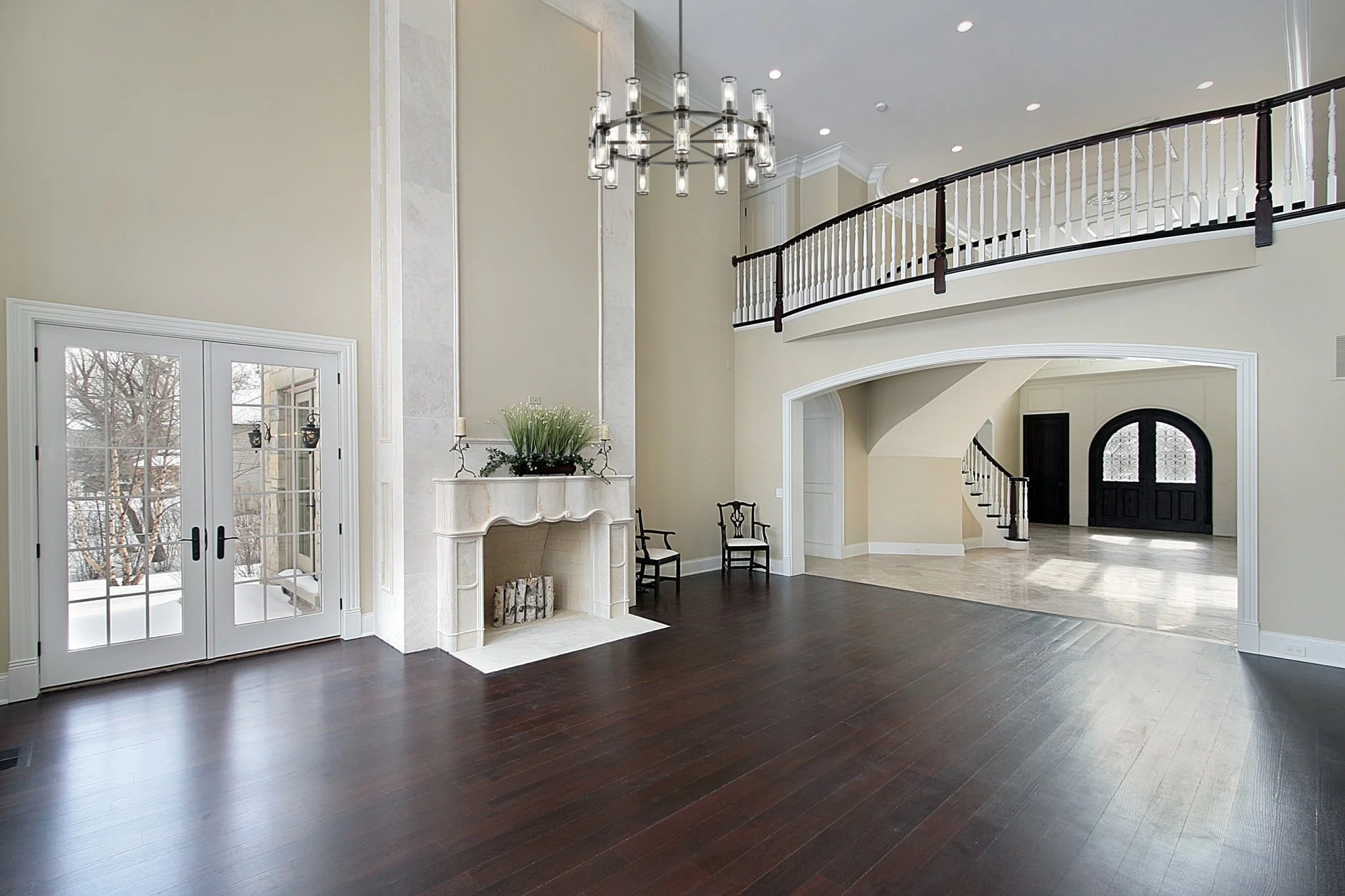 Arvello Glass Ring Chandelier - Image 4