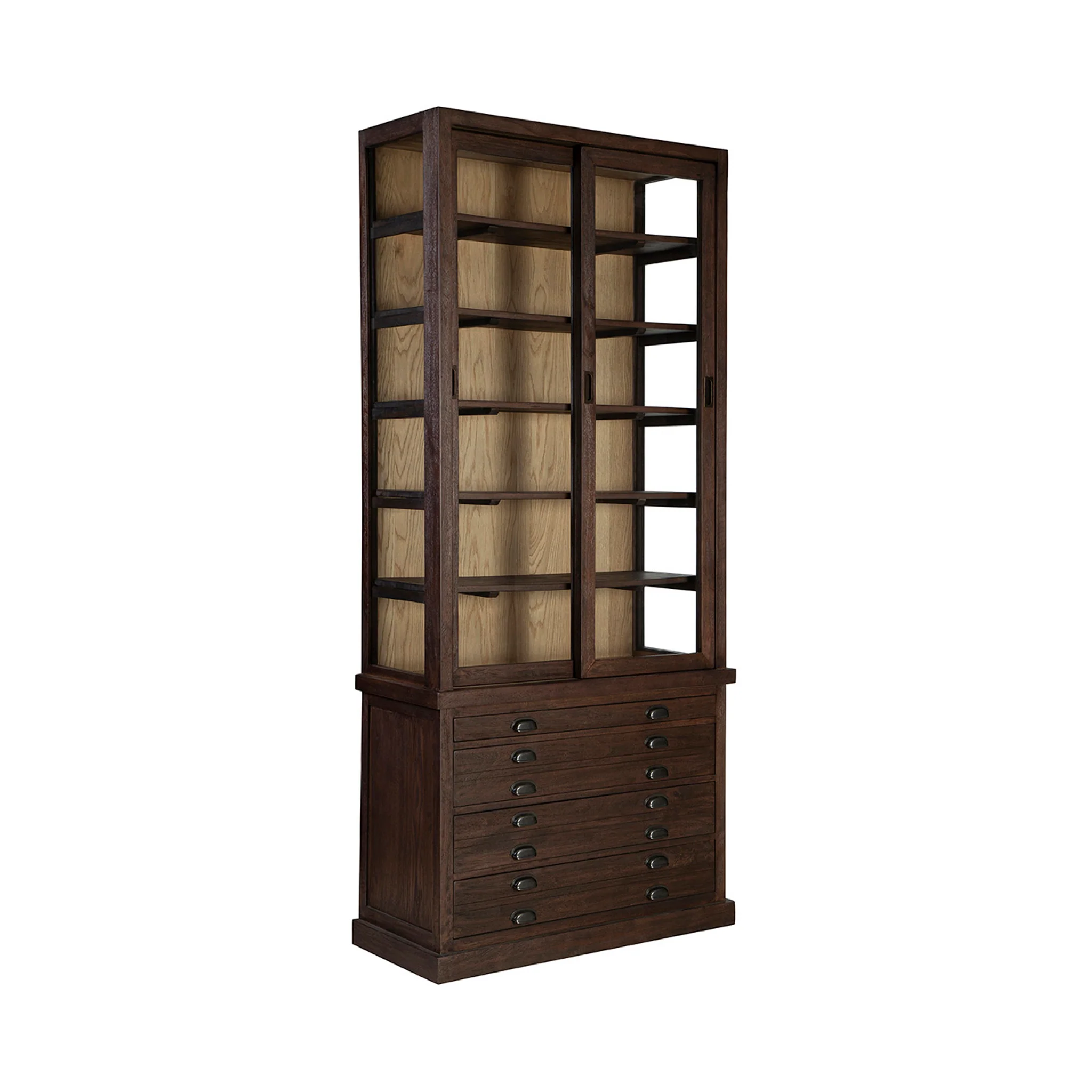 Ashford Oak Display Cabinet - Image 16