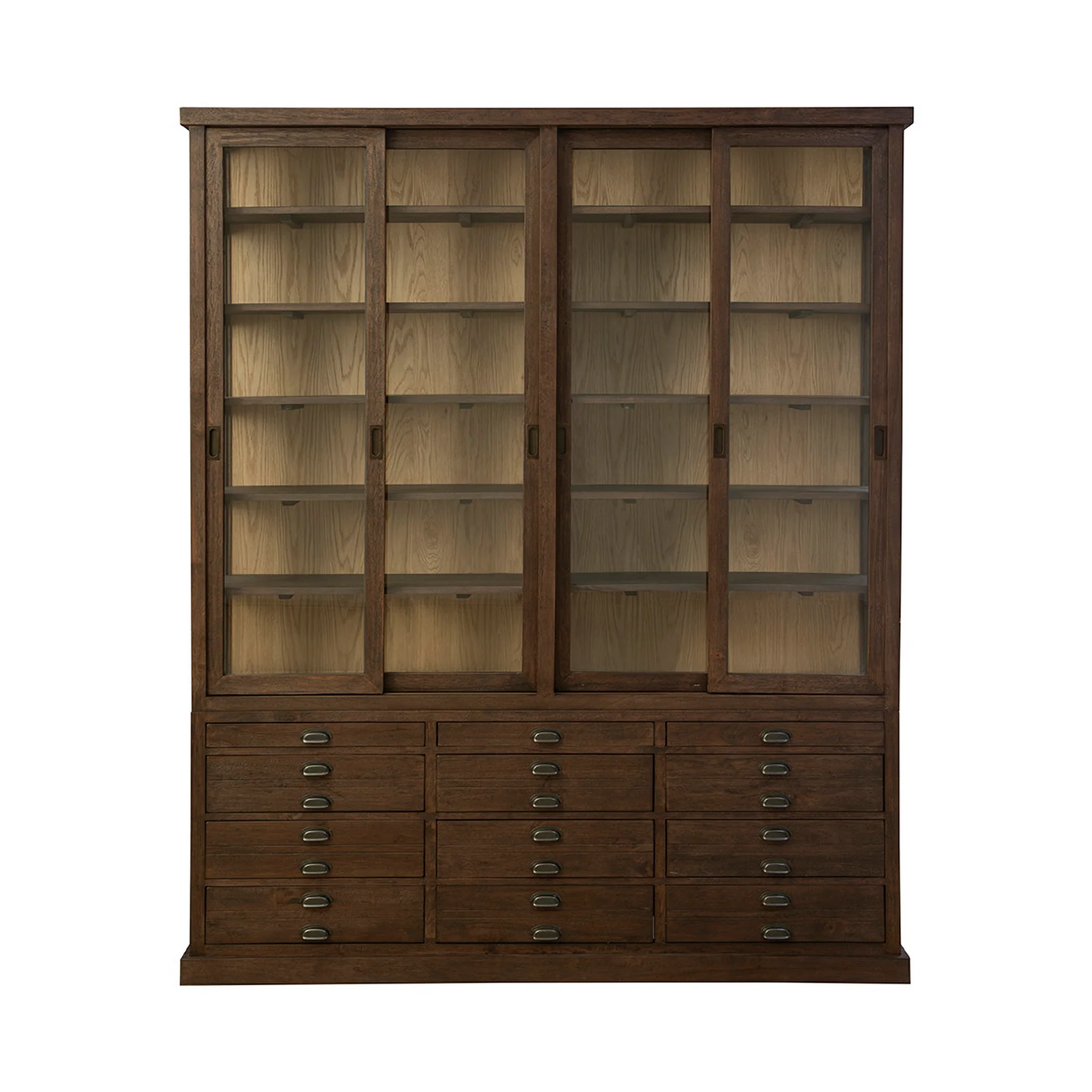 Ashford Oak Display Cabinet - Image 3