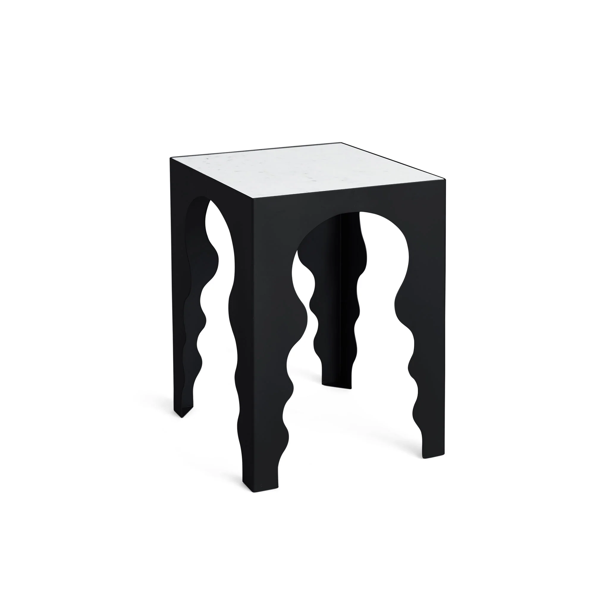 Marble Moroccan Side Table - Image 2