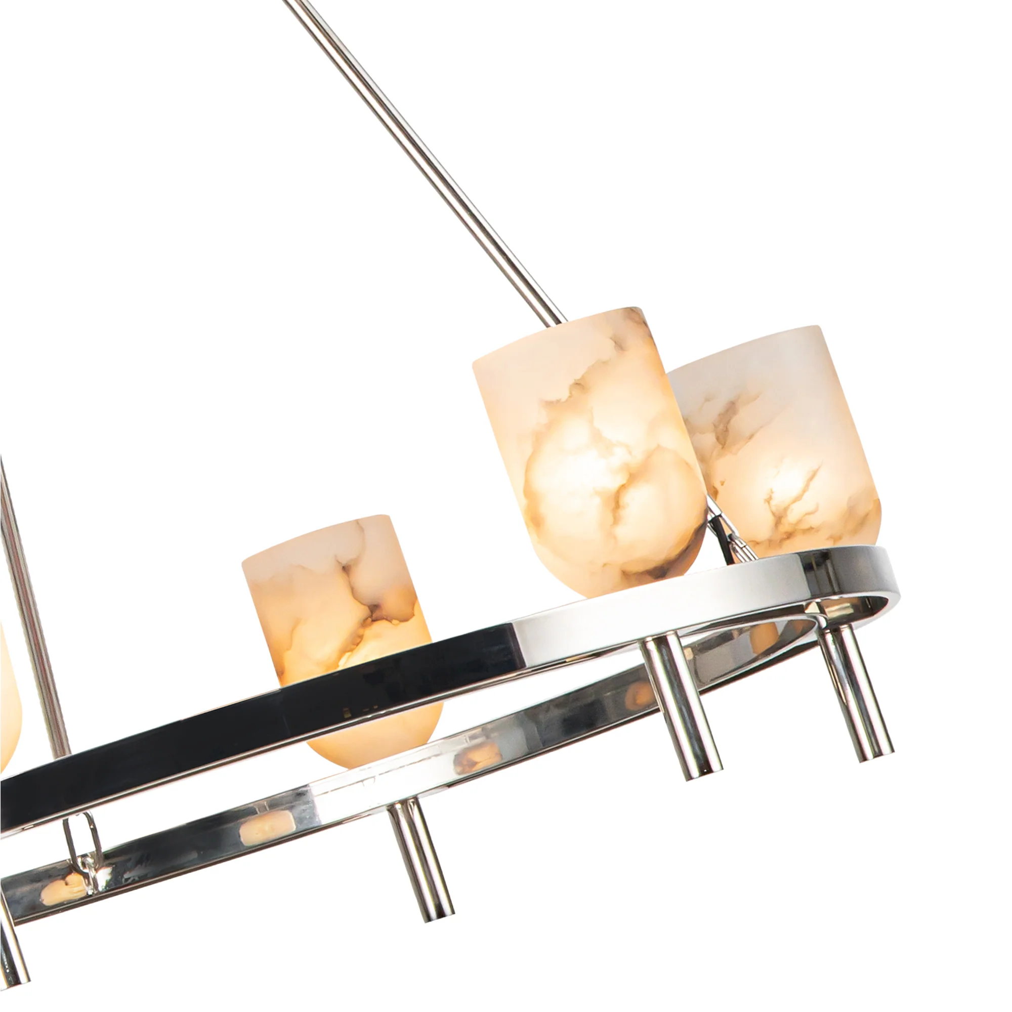 Aurelian Alabaster Ring Chandelier - Image 10
