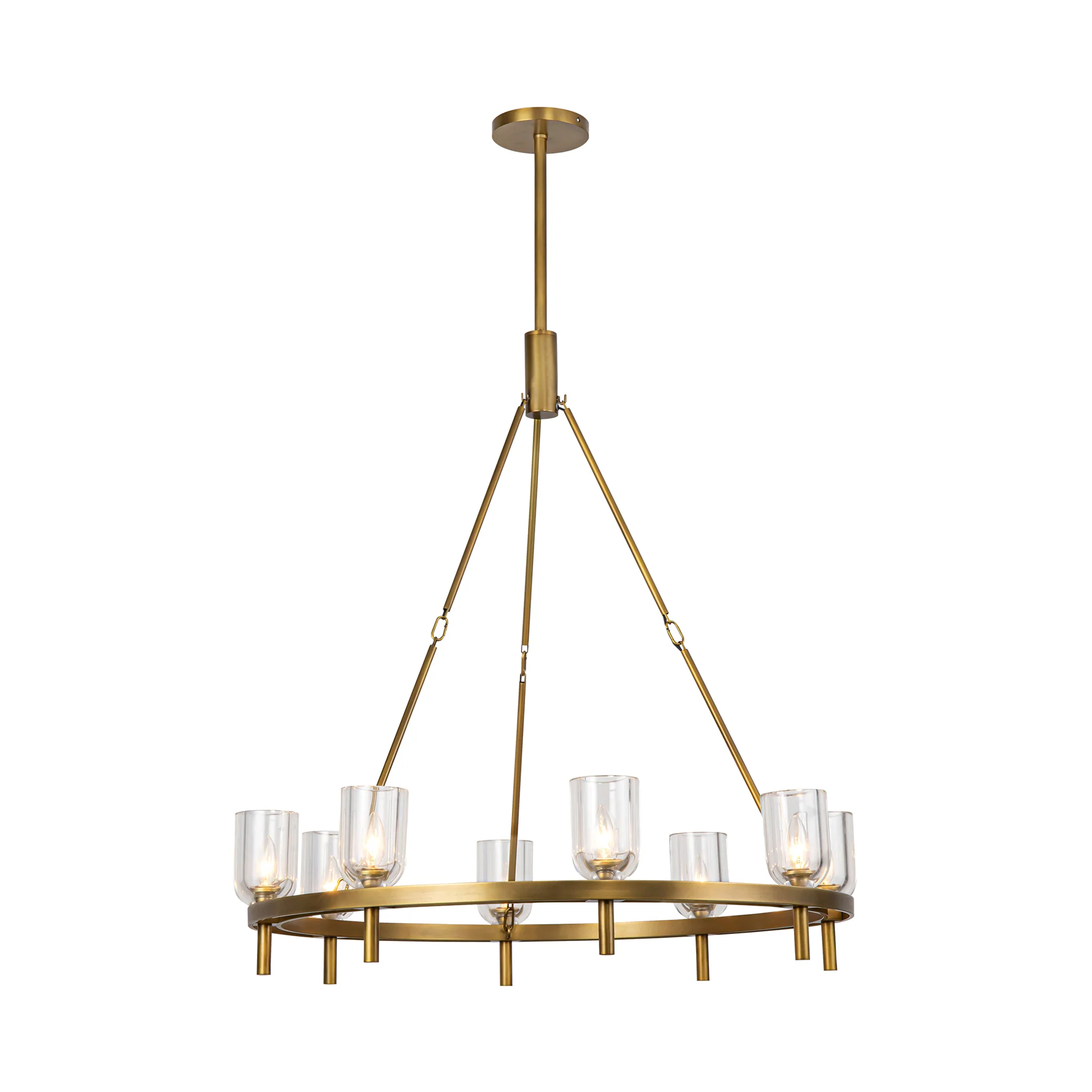 Aurelian Crystal Ring Chandelier - Image 4