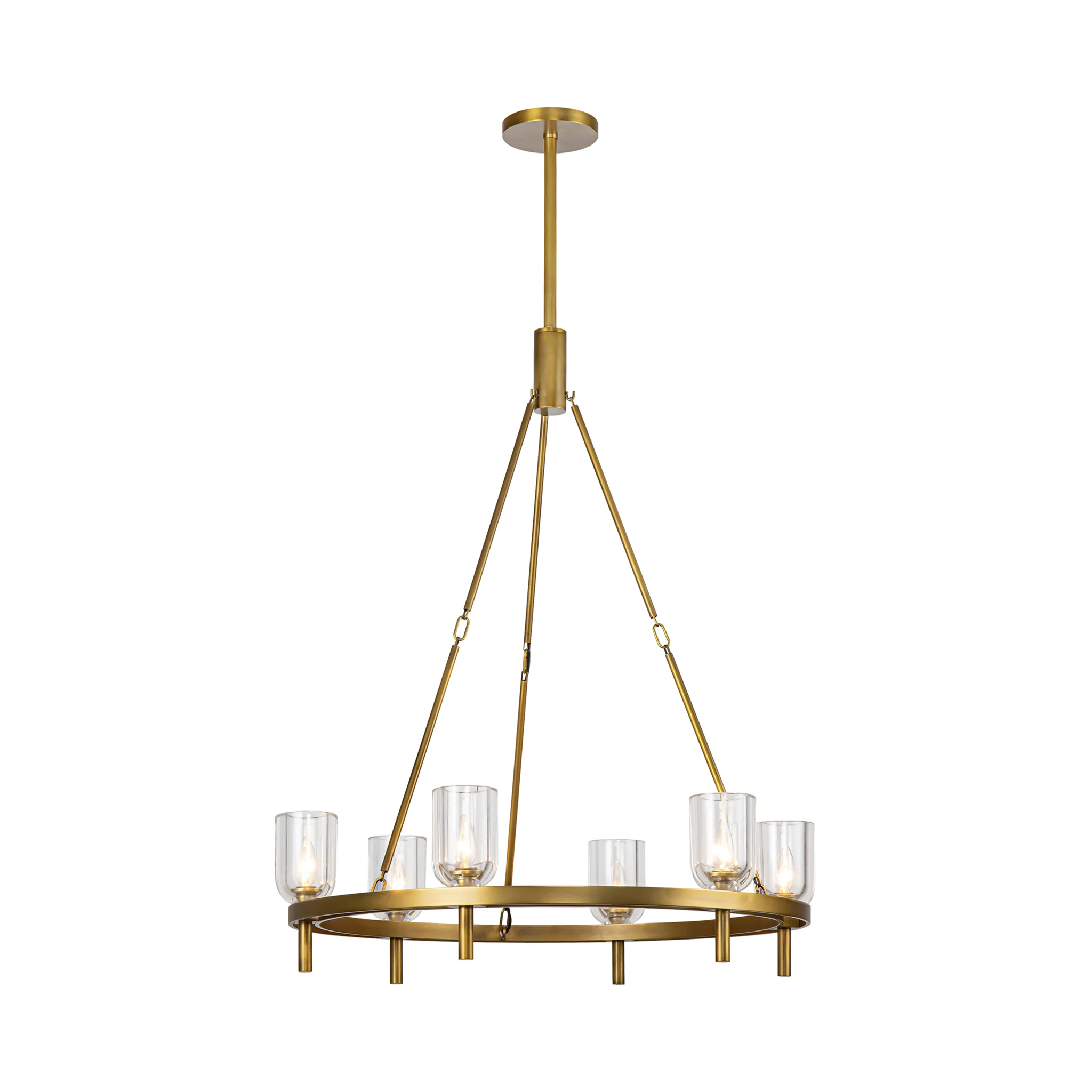 Aurelian Crystal Ring Chandelier - Image 5