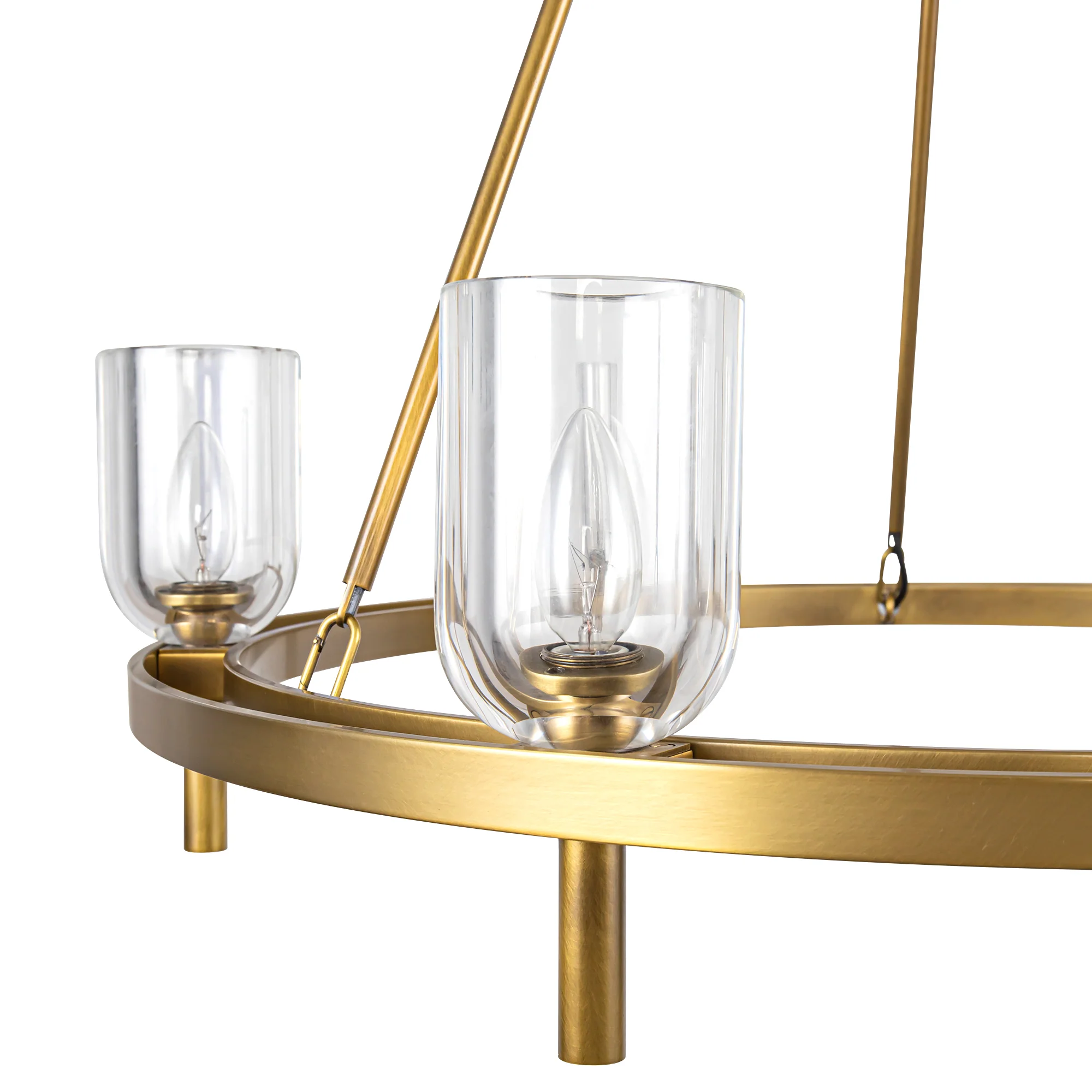 Aurelian Crystal Ring Chandelier - Image 6
