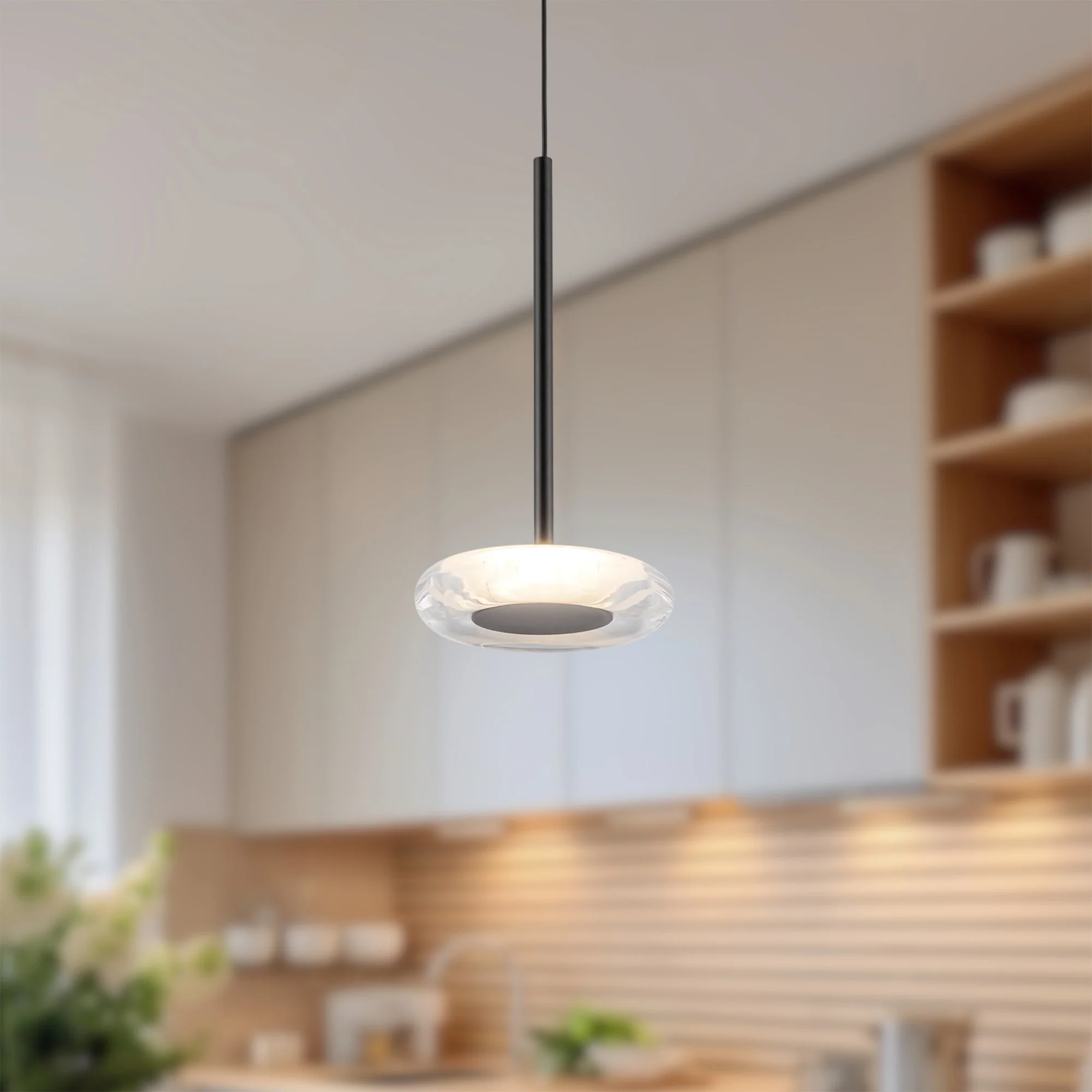 Aurello Clear Glass Pendant - Image 2