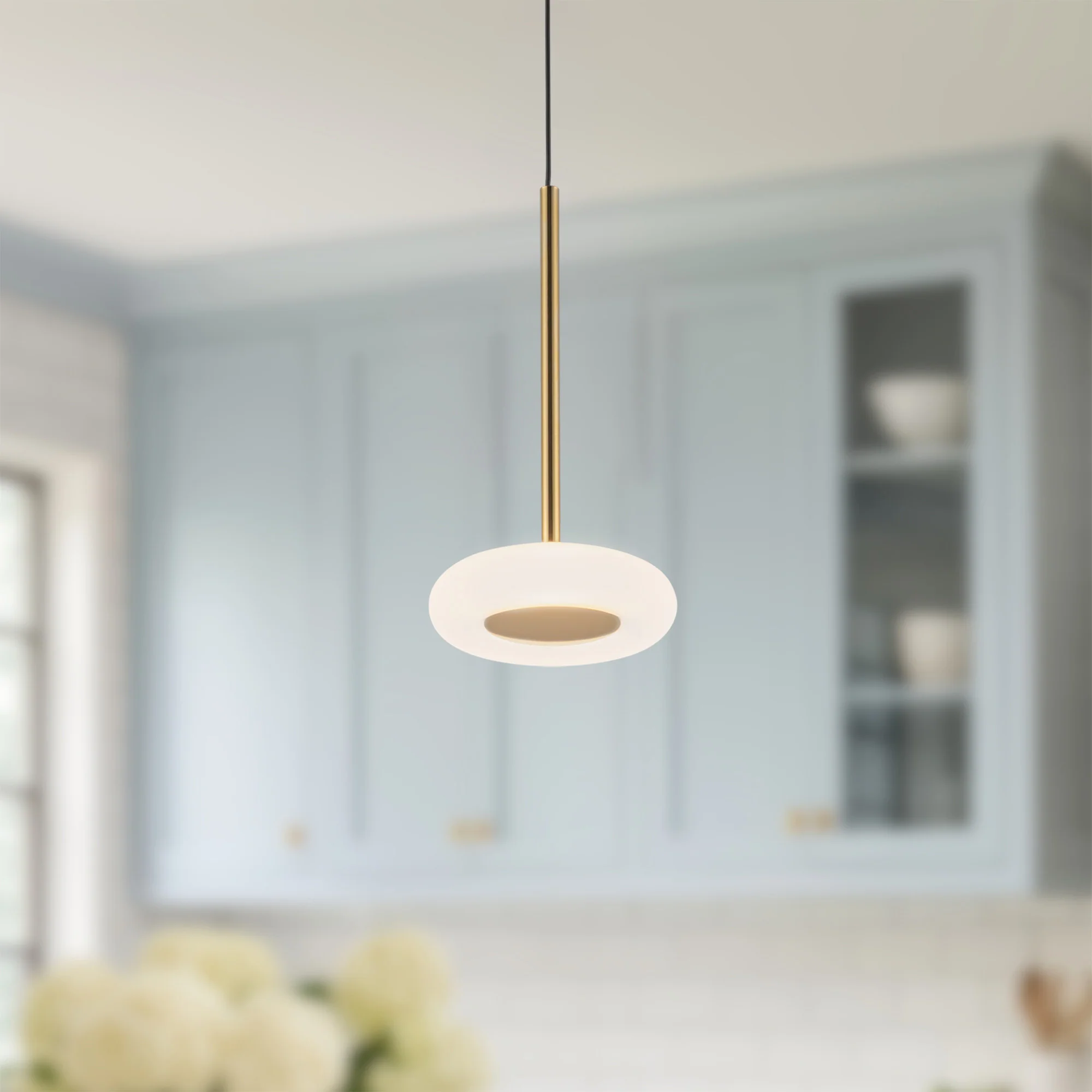 Aurello Frosted Glass Pendant - Image 7