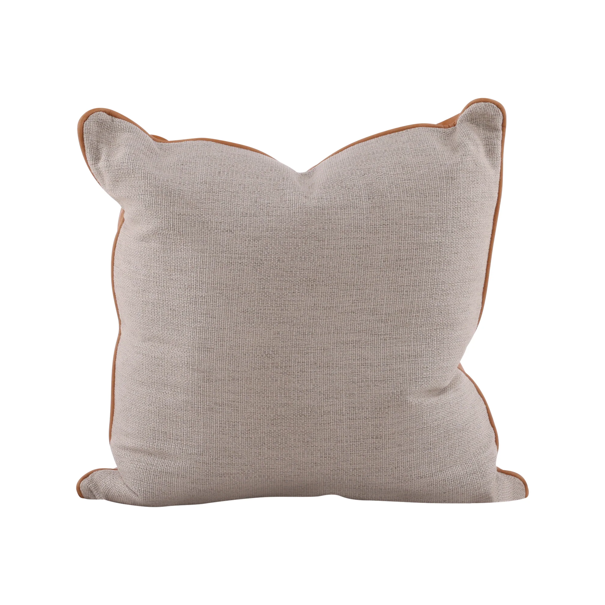 Aveline Leather Accent Pillow - Image 4