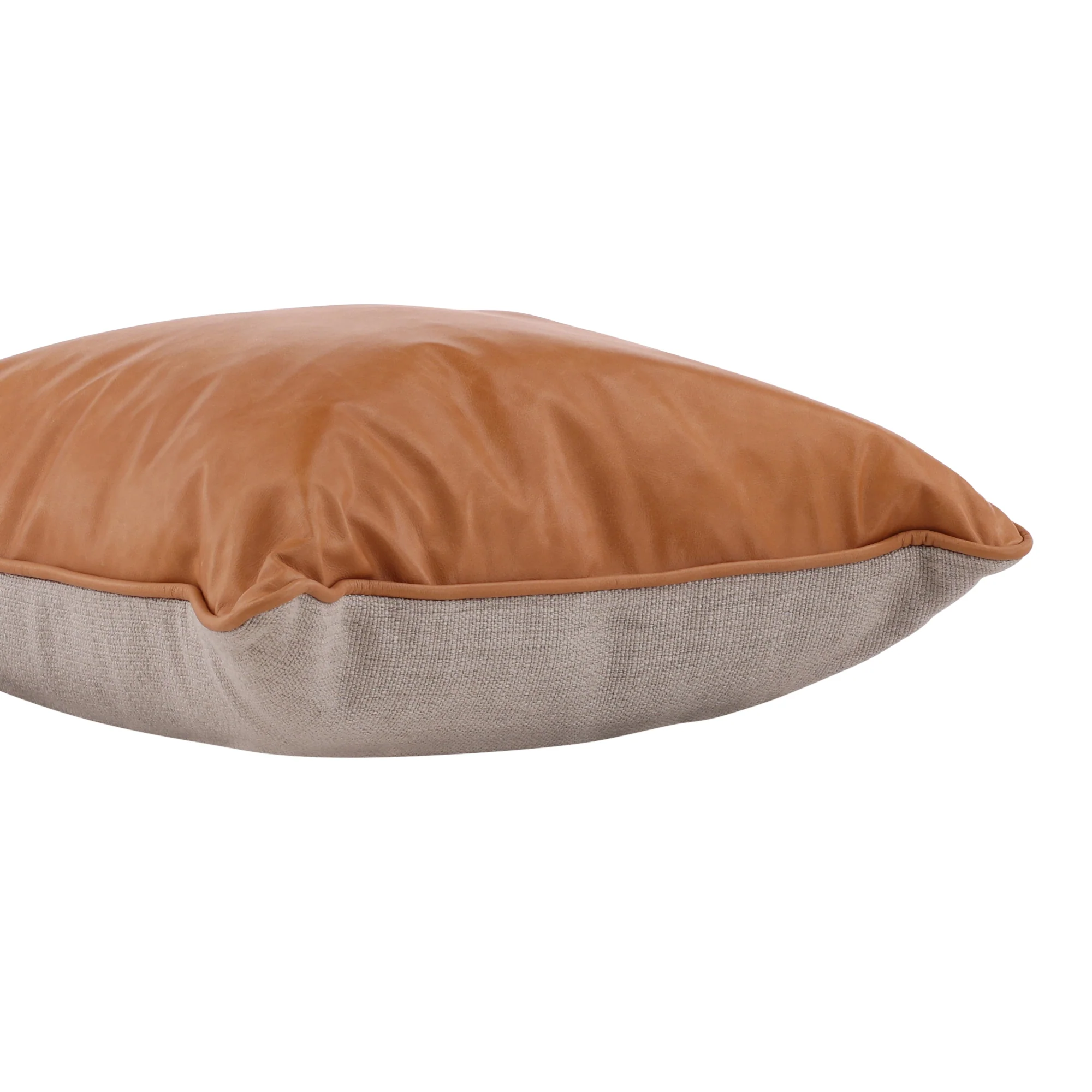 Aveline Leather Accent Pillow - Image 5
